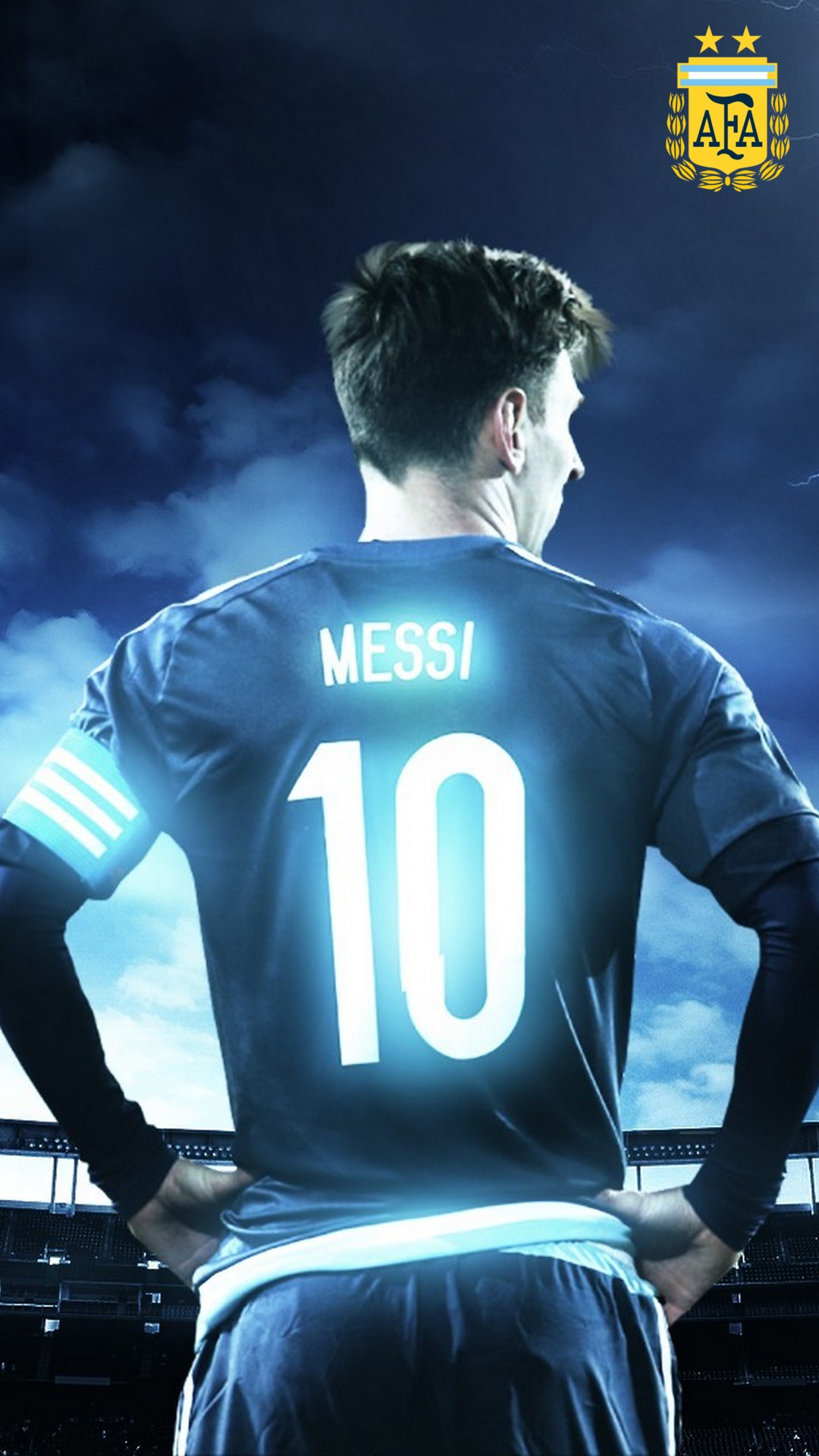 Argentina iPhone Messi Wallpapers  Wallpaper Cave