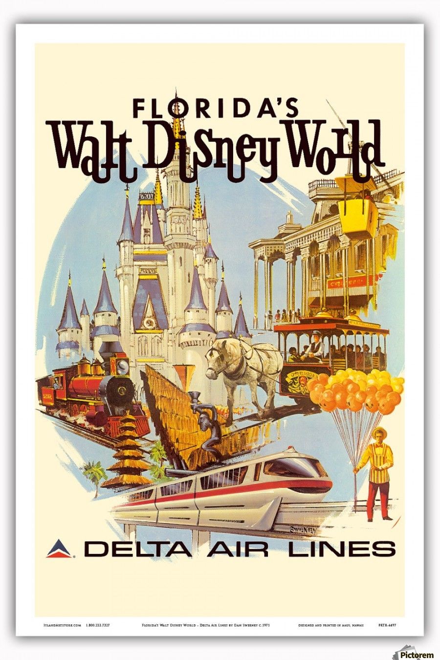 Retro Disney World Wallpaper