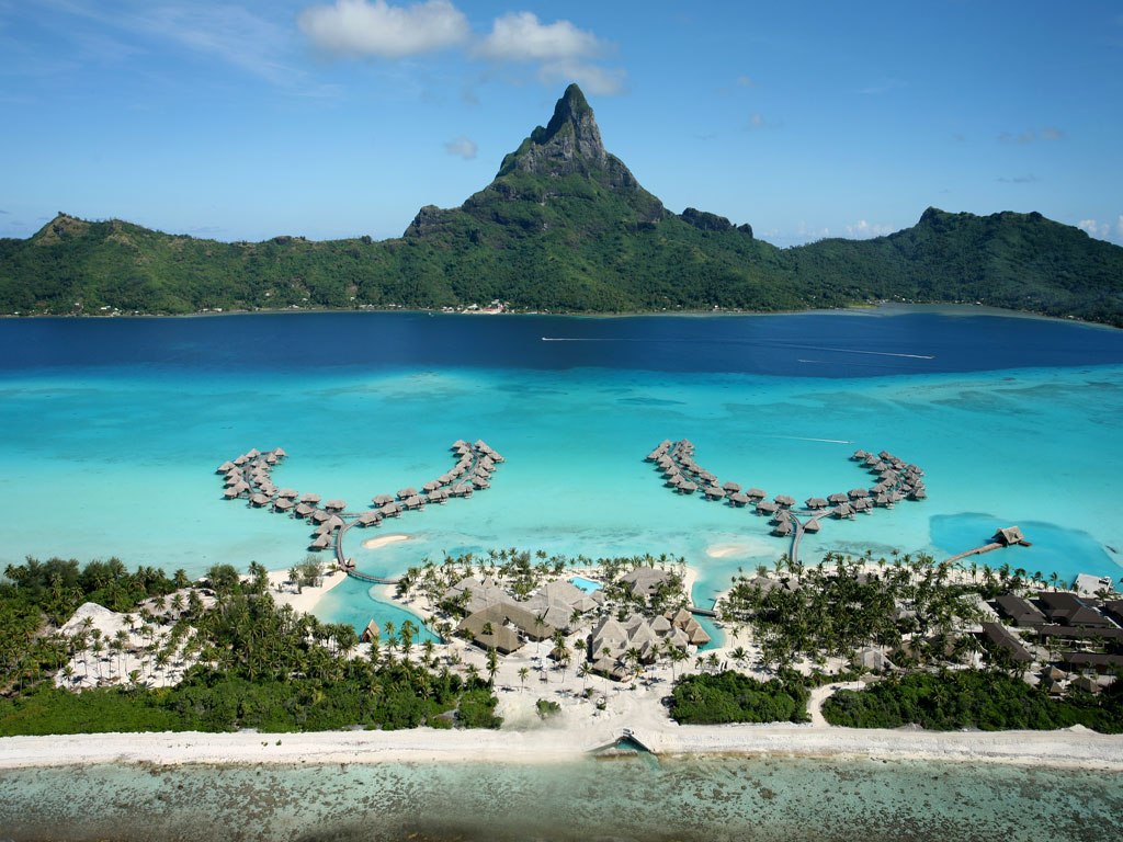 Bora bora french polynesia wallpaperx768