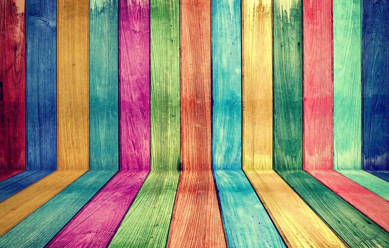 Colorful Wood Wallpaper Free Colorful Wood Background