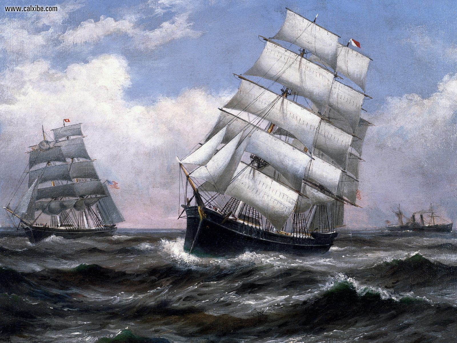 Sailing Ships Wallpaper