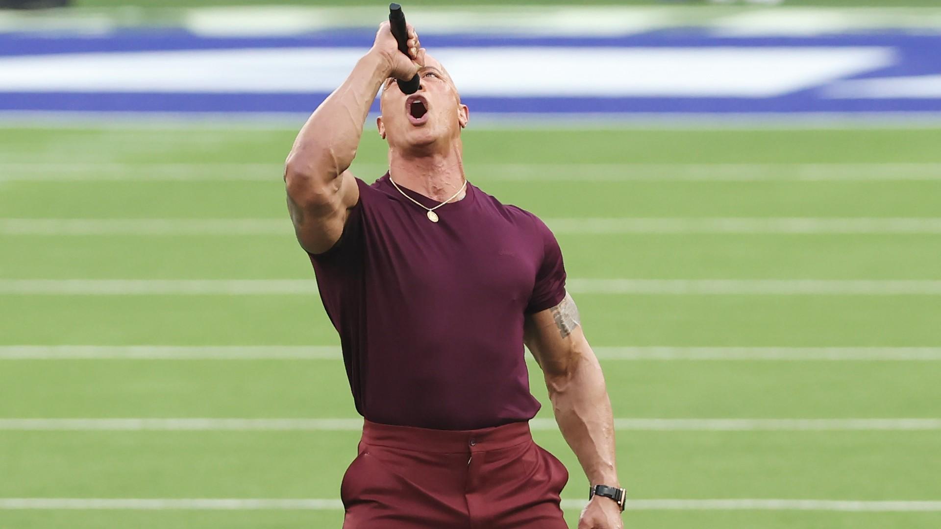 Bengals, Rams Were Confused By The Rock's Over The Top Super Bowl Intro: 'What Is He Doing Out There?'
