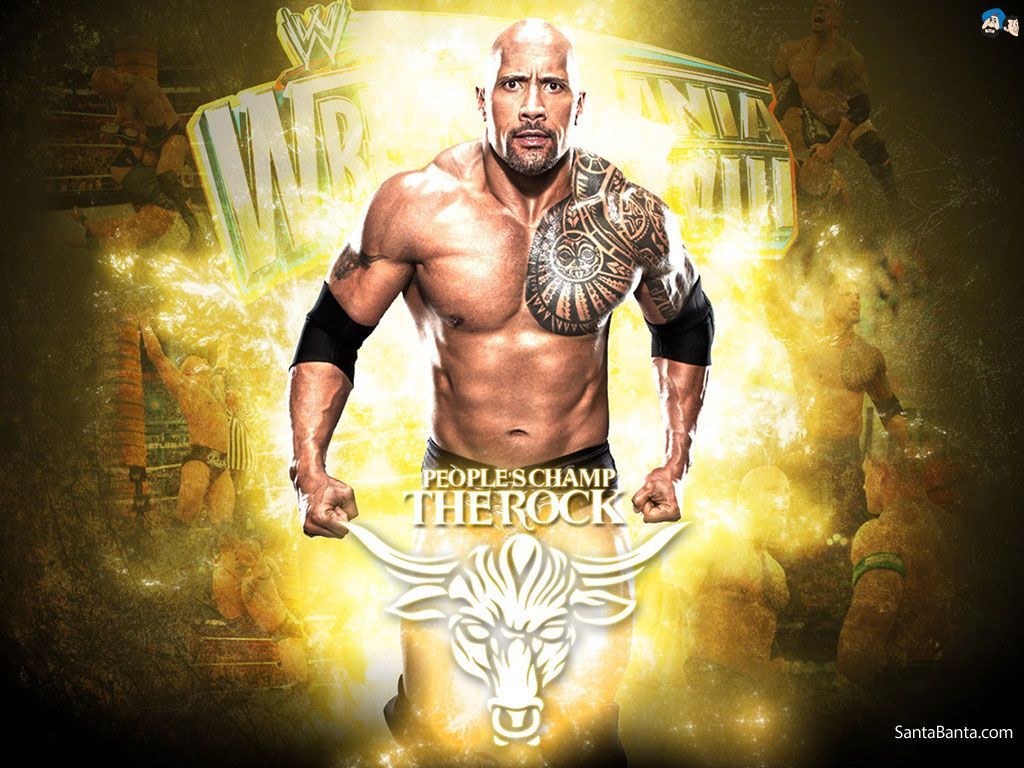 WWE Rock Wallpaper Free WWE Rock Background