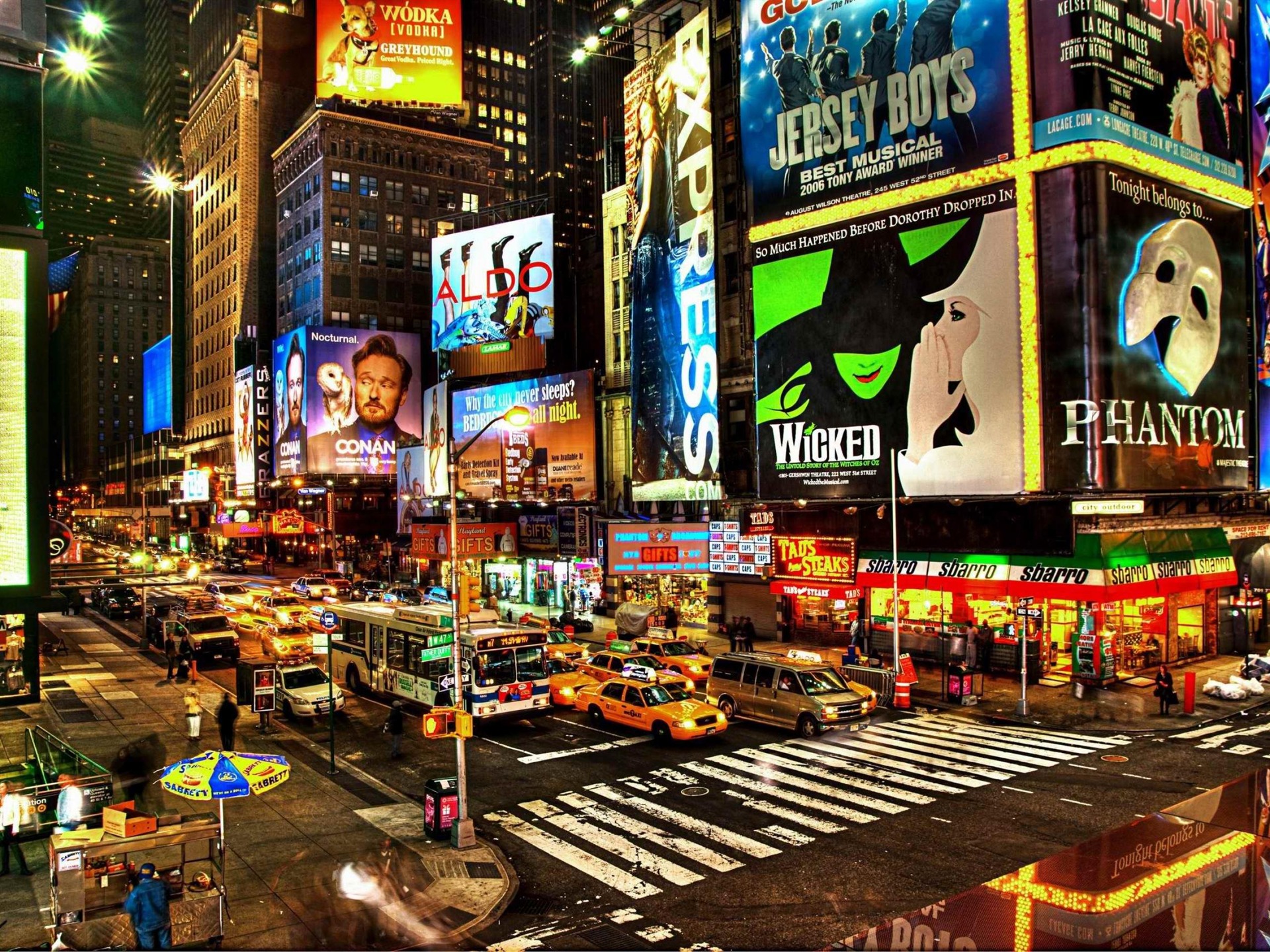 Broadway New York Urban Landscape Wallpaper