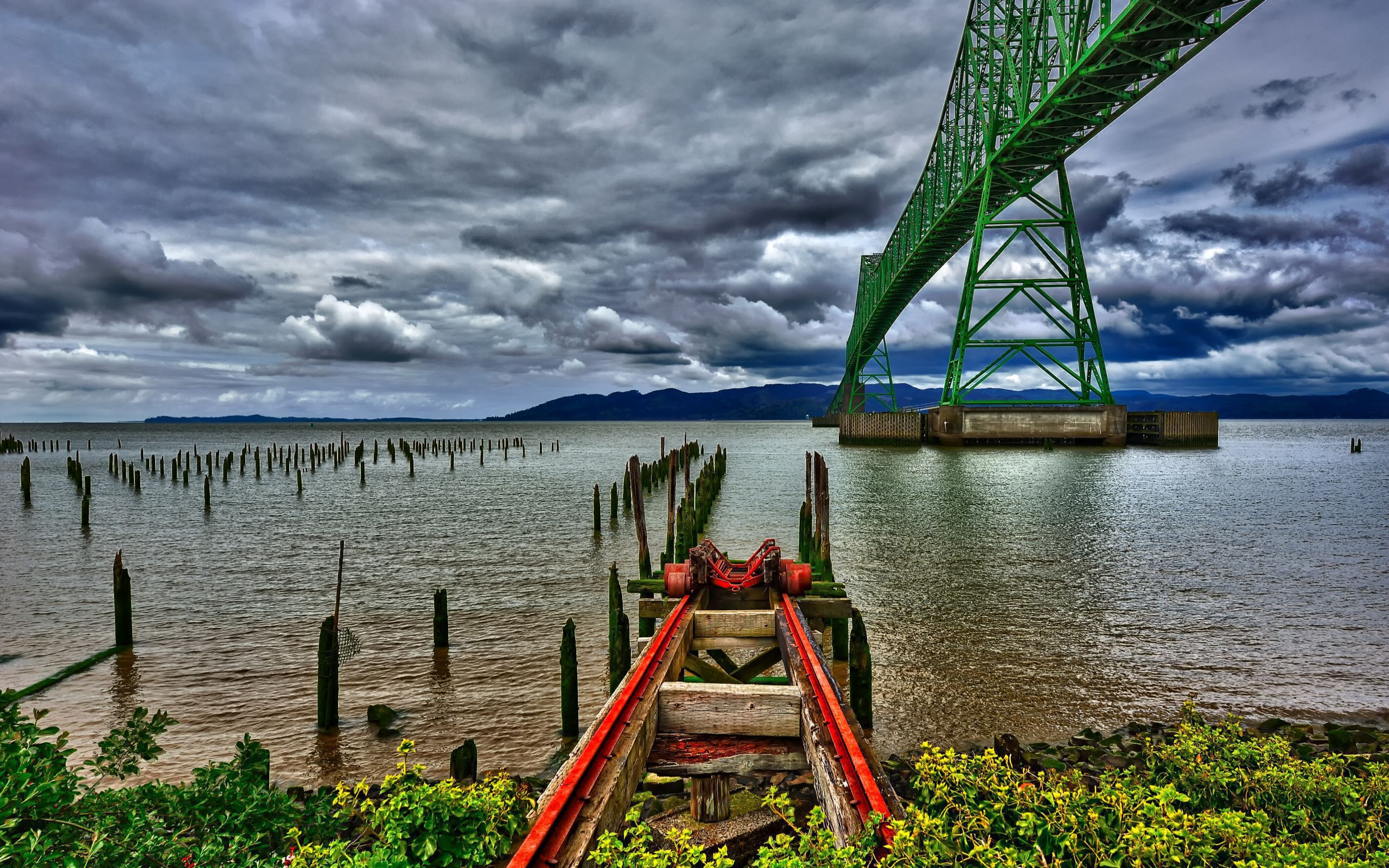 Astoria–Megler Bridge Computer Background