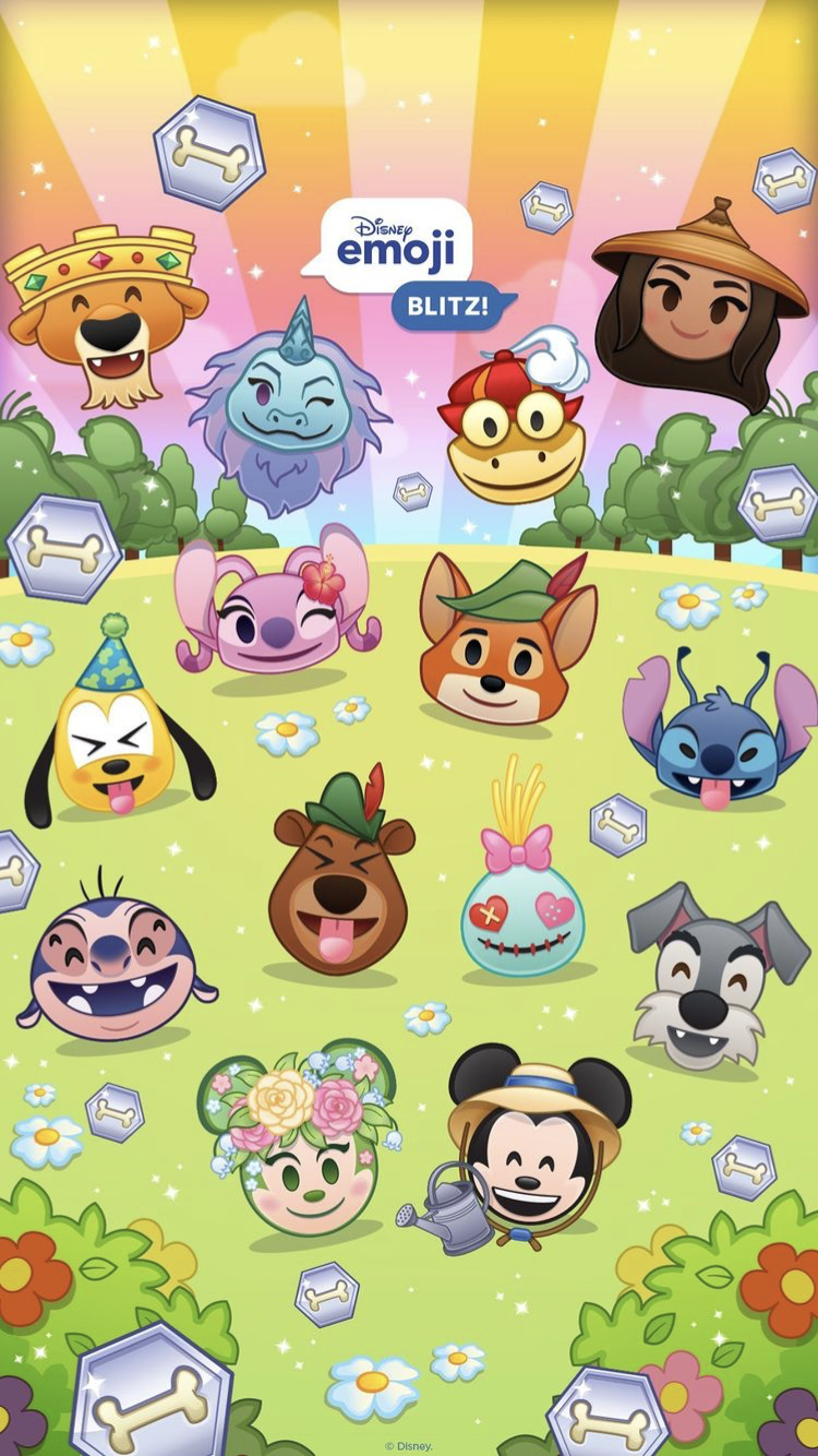 Disney Emoji Blitz March Wallpaper / Fondo de pantalla Disney. Disney emoji, Disney wallpaper, Disney emoji blitz