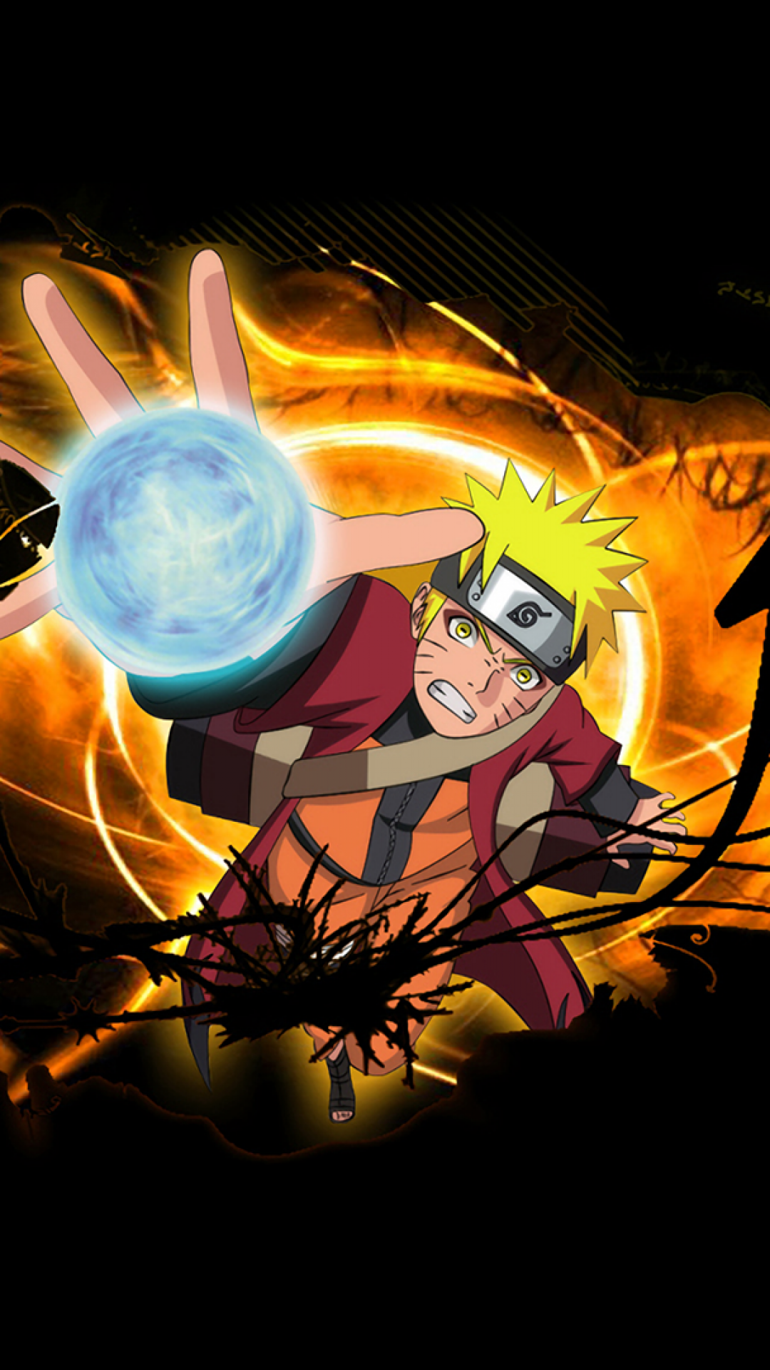 Download 1080x1920 Naruto, Uzumaki Naruto, Rasengan Wallpaper for iPhone 8, iPhone 7 Plus, iPhone 6+, Sony Xperia Z, HTC One