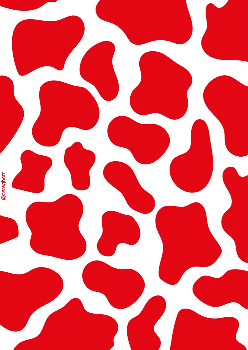 Red Cow - Cow print wallpaper, Cow wallpaper, Animal print wallpaper