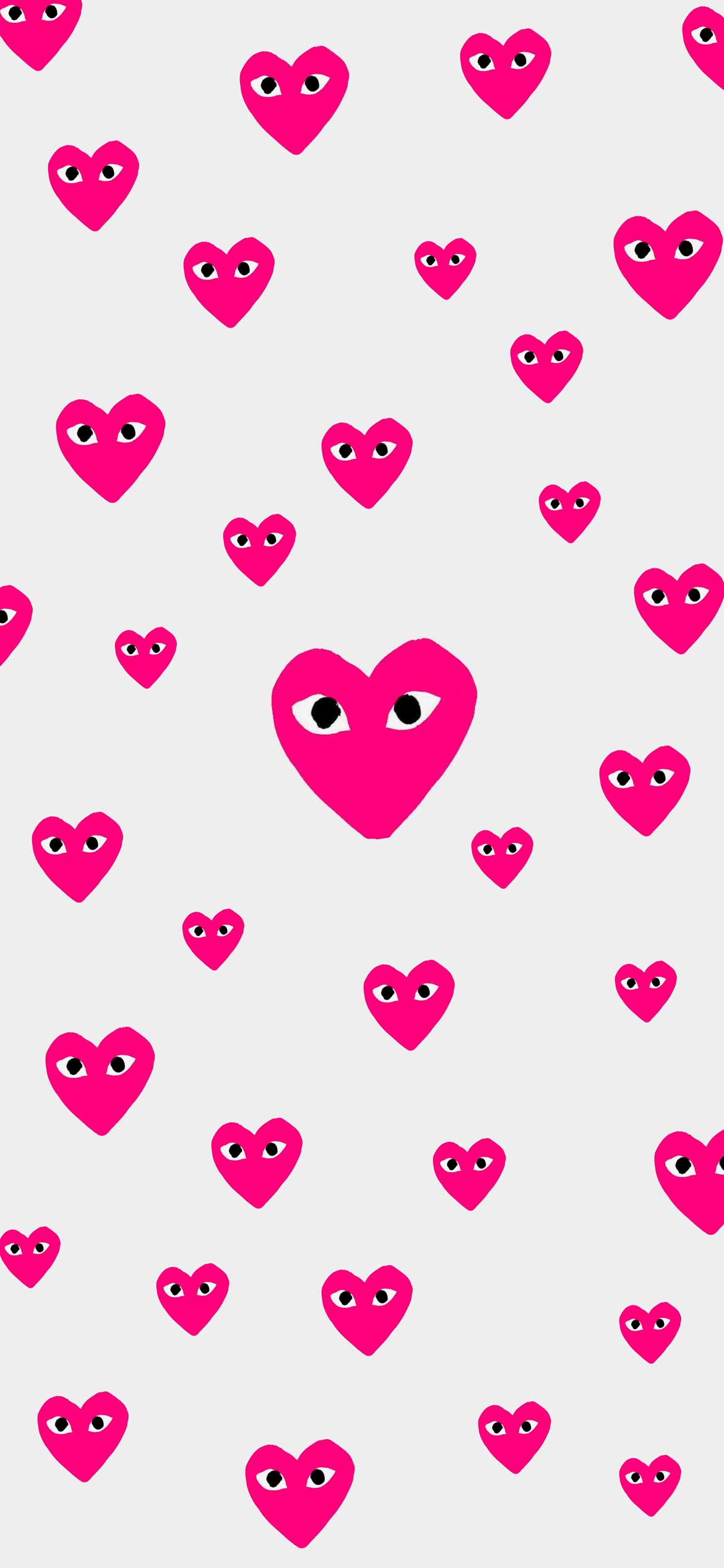 Pink Hearts Valentine's day wallpaper, Pink Comme Des Gracons Wallpaper