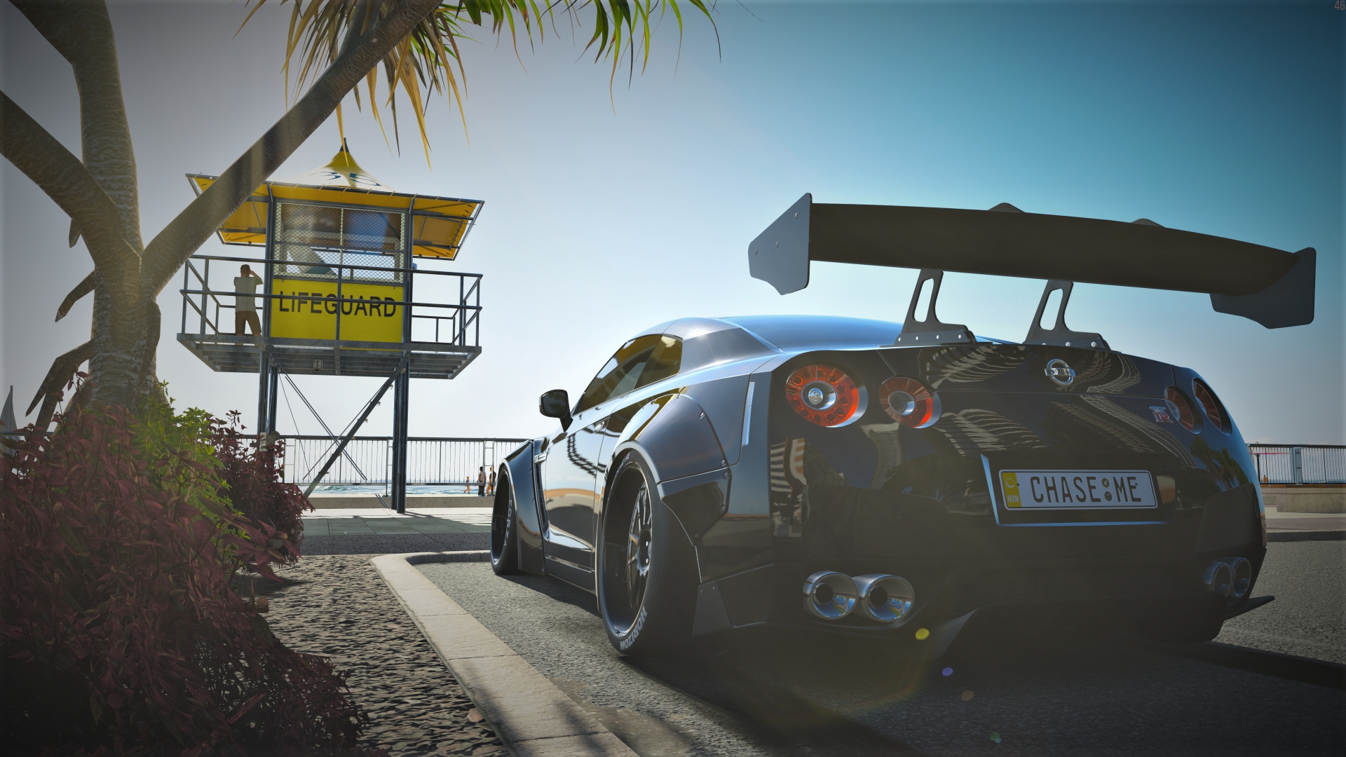 Desktop Wallpaper Forza Horizon 3, Nissan Gt R, Sports Car, Game, HD Image, Picture, Background, Icnc1d