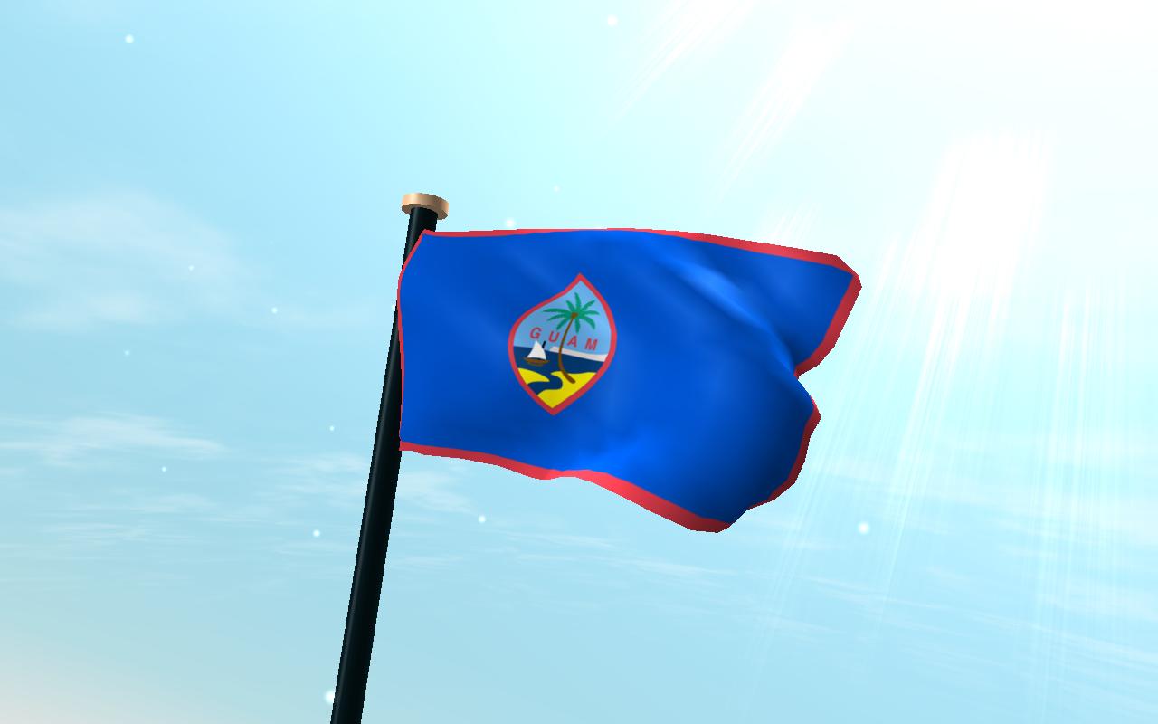 Guam Flag 3D Free Wallpaper for Android