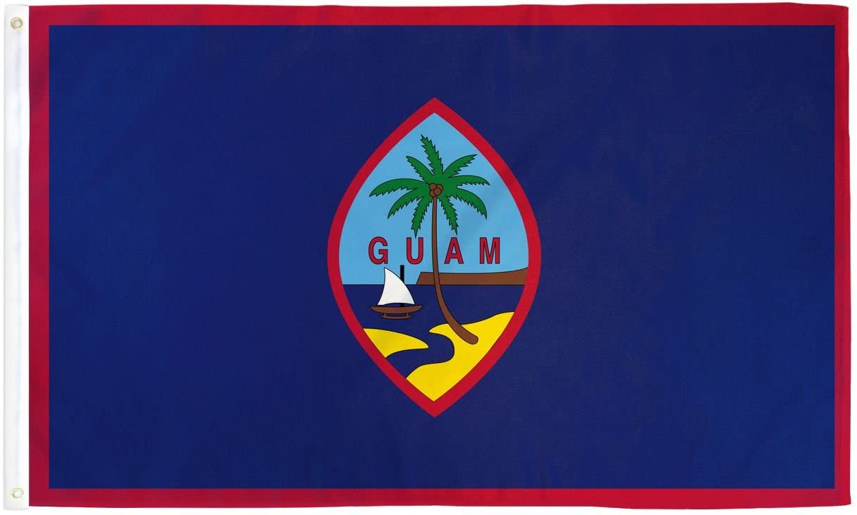 Amazon.com, Guam National Country Flag foot by 5 foot Polyester (New), Patio, Lawn & Garden