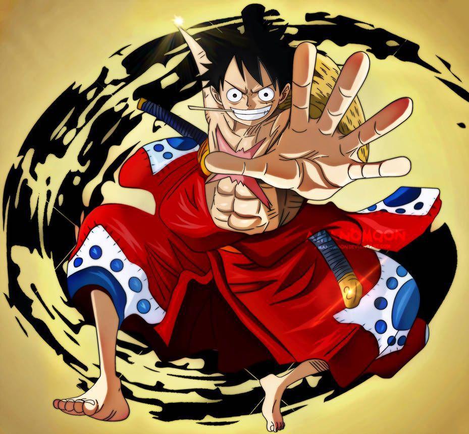 Wallpaper Luffy Wano 2022