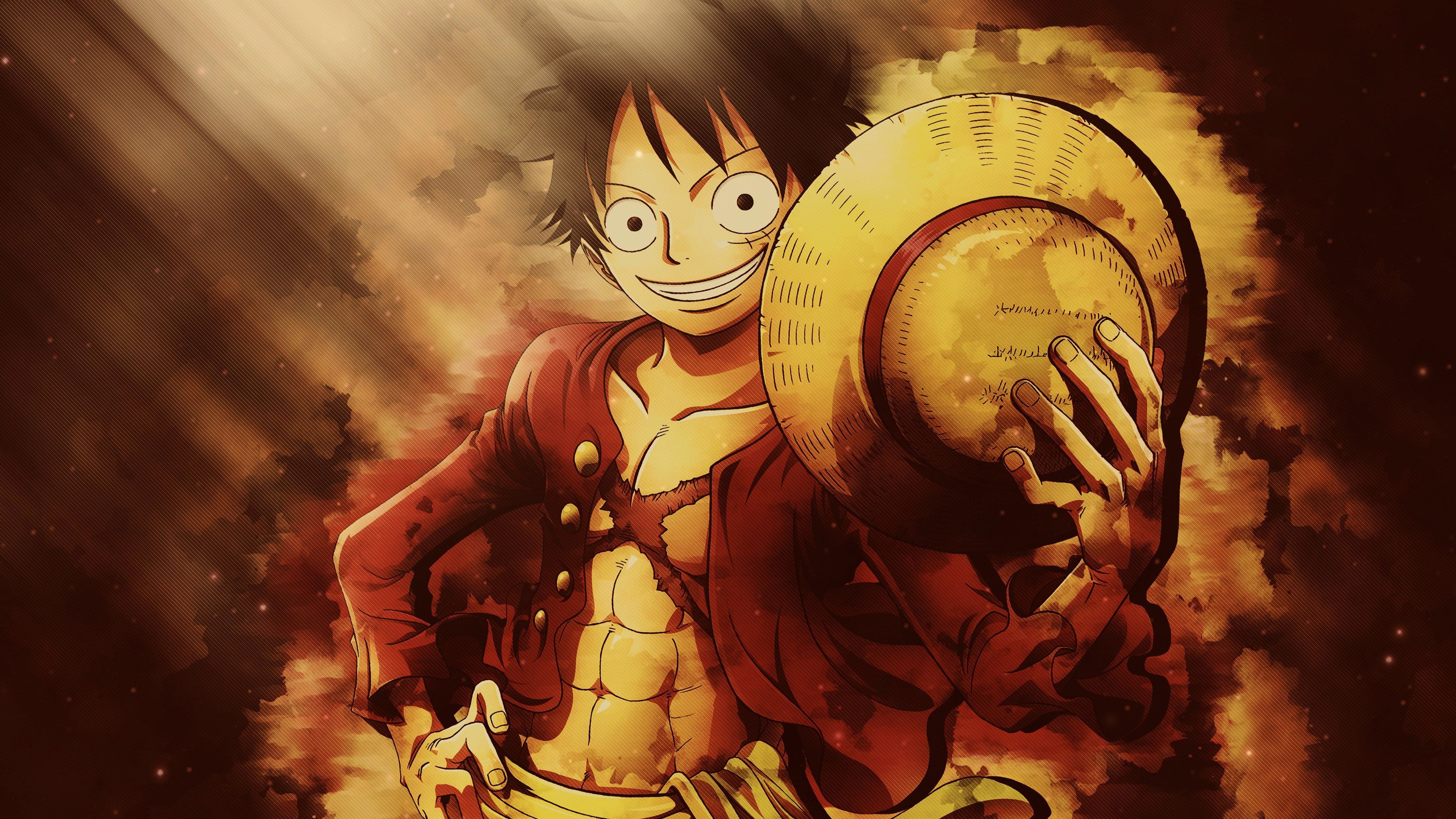 Luffy 4K wallpaper for your desktop or mobile screen free and easy to download