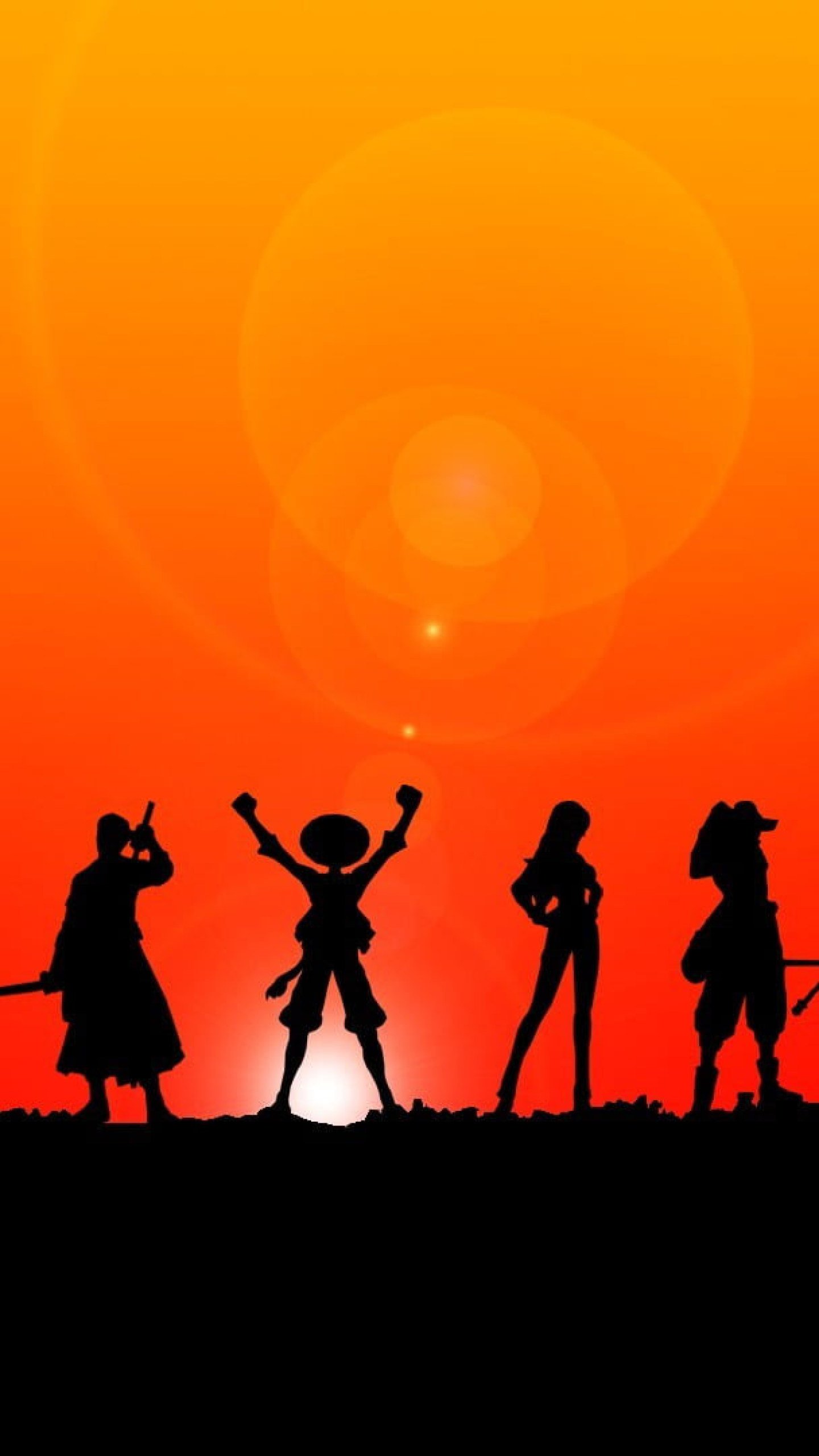 Silhouette Of People Digital Wallpaper, One Piece, Anime, Group Of People • Wallpaper For You
