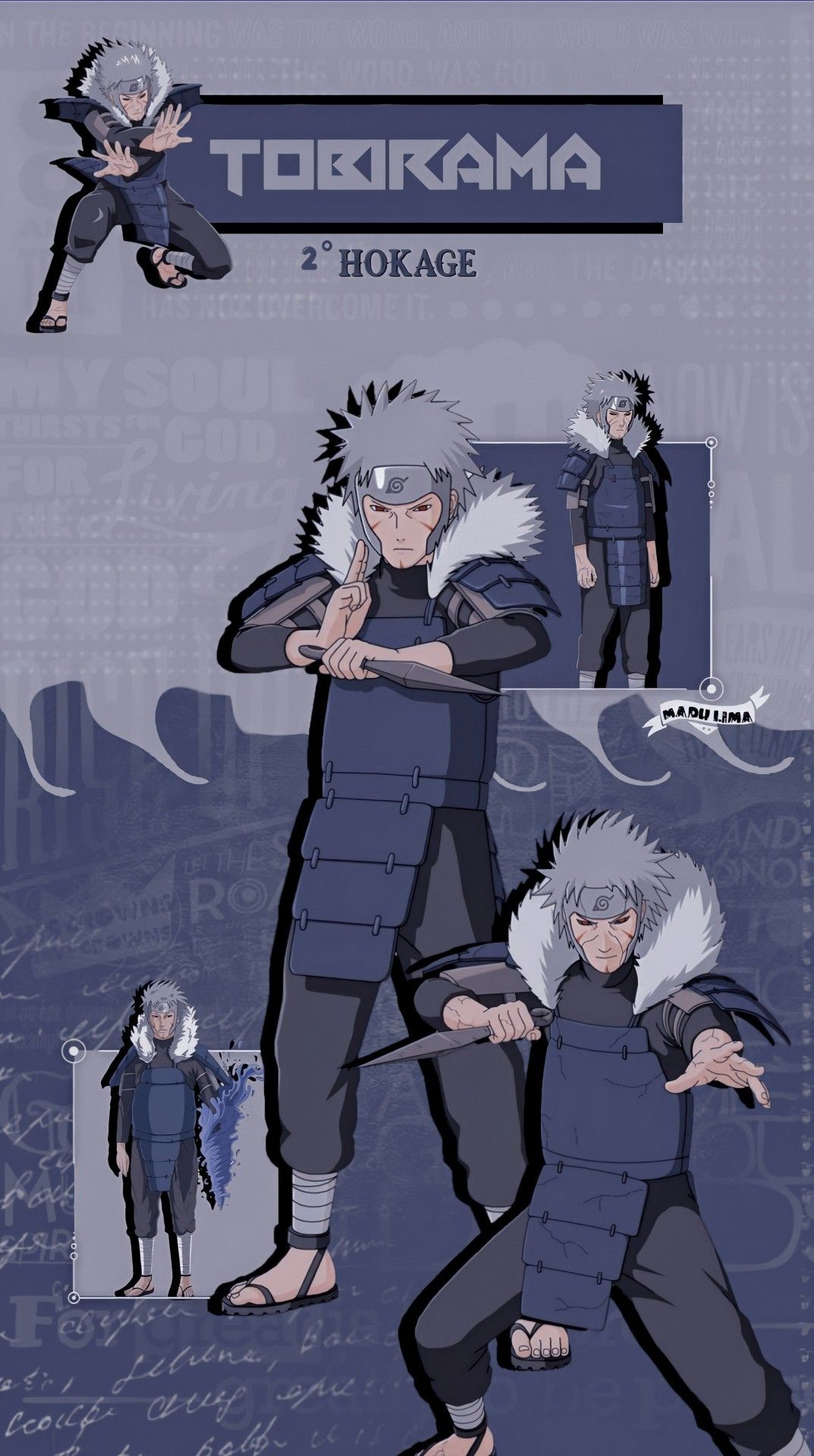 Png Wall: Tobirama (2° Hokage). Naruto wallpaper, Anime butterfly, Anime naruto