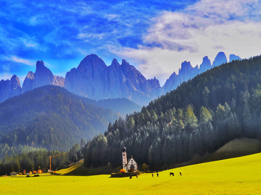 Dolomites, italy, landscape, mountains wallpaper, HD image, picture, background, dc36ce