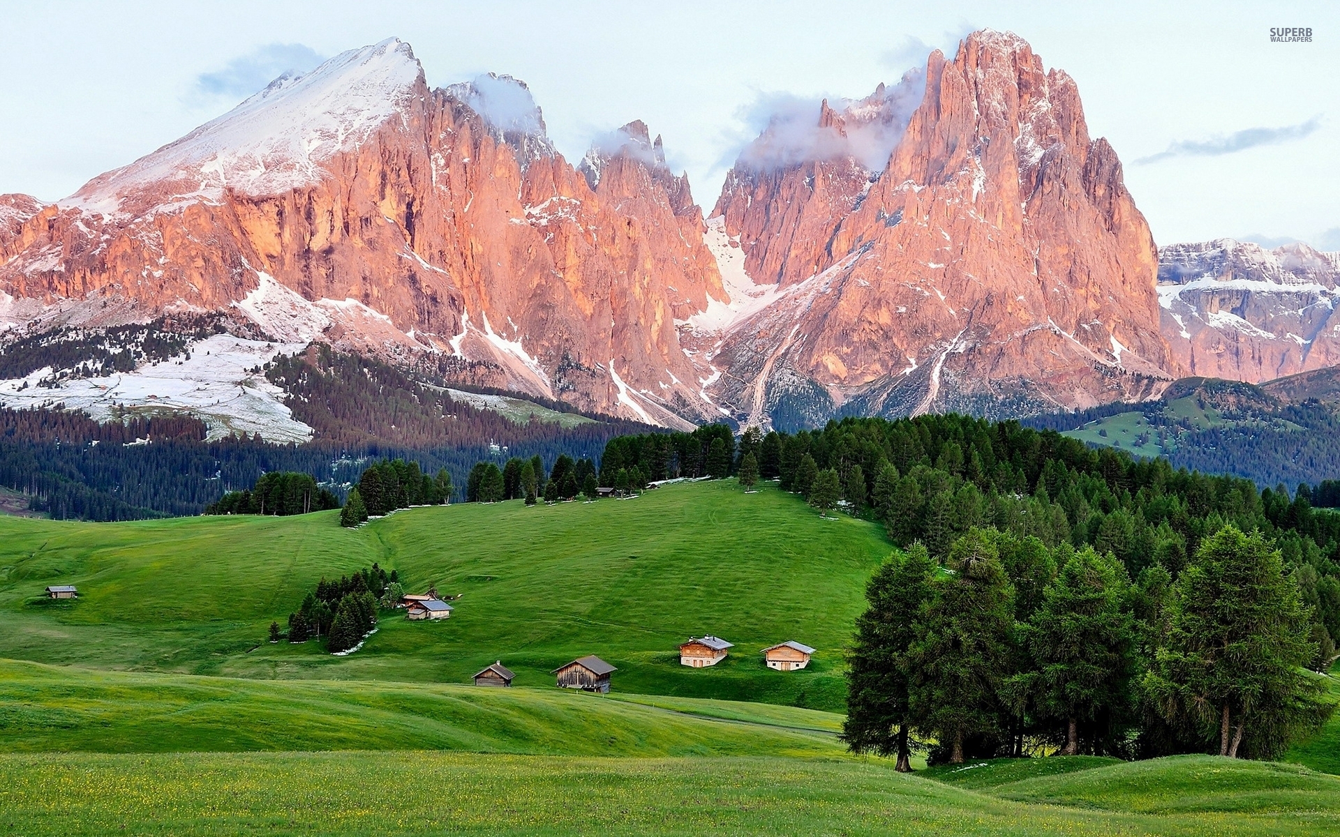 Beautiful Dolomites Italy wallpaper. Beautiful Dolomites Italy