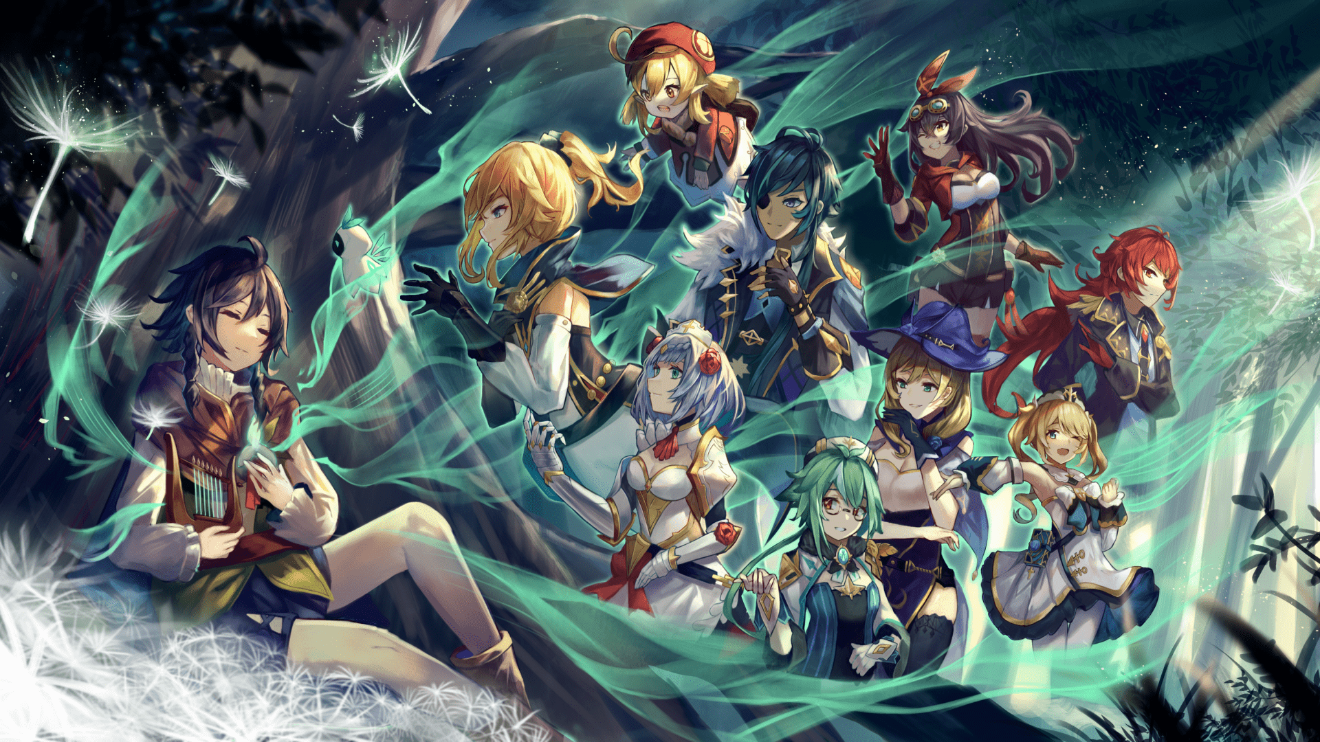 Genshin Impact Aesthetic PC Wallpapers - Wallpaper Cave