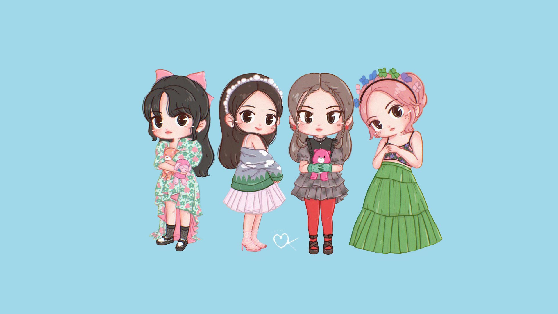 Best HD Blackpink Chibi Wallpaper