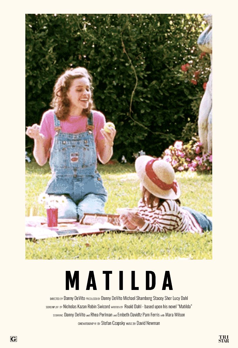 Matilda movie poster. Matilda movie, Movie poster wall, Movie posters