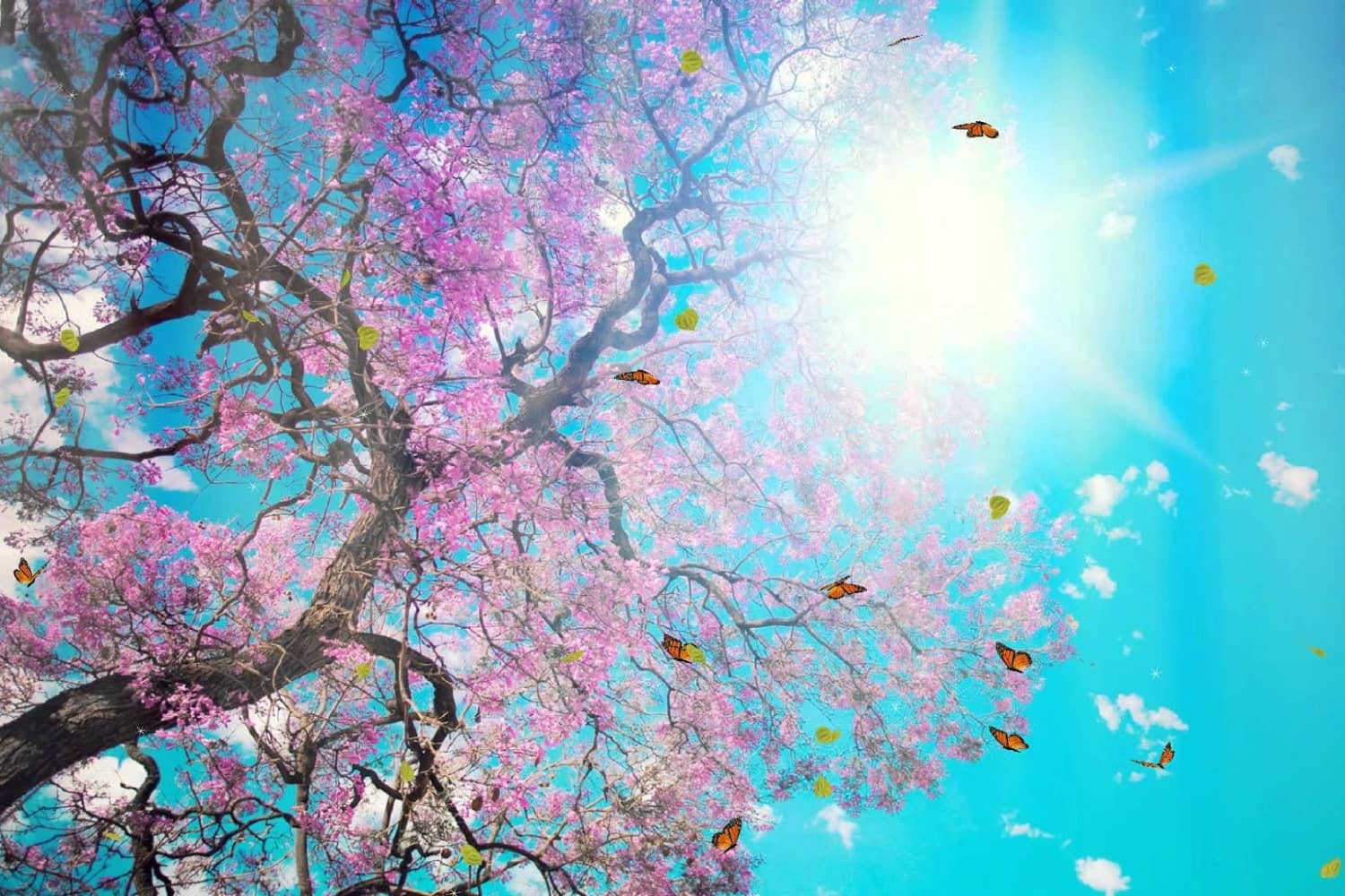 Spring Vintage Wallpaper