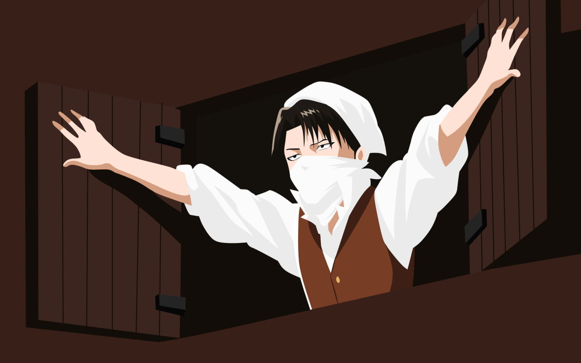 Anime Wallpaper, Attack On Titan, Levi Ackerman, Minimalist, Shingeki No Kyojin • Wallpaper For You