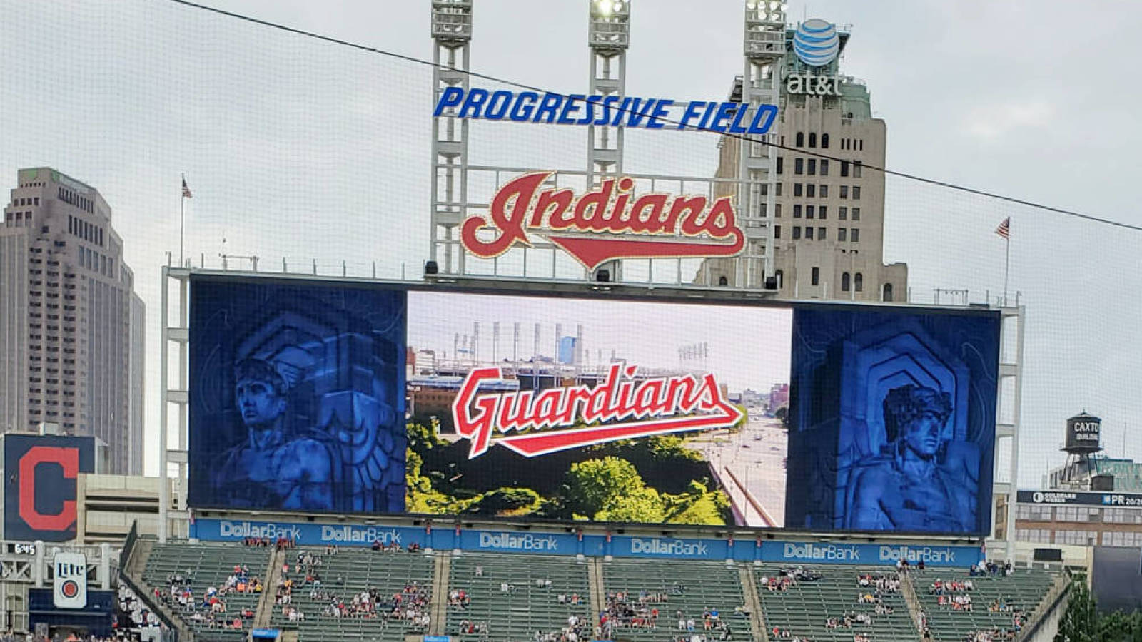 Cleveland begins removal of 'Indians' ahead of Guardians rebrand