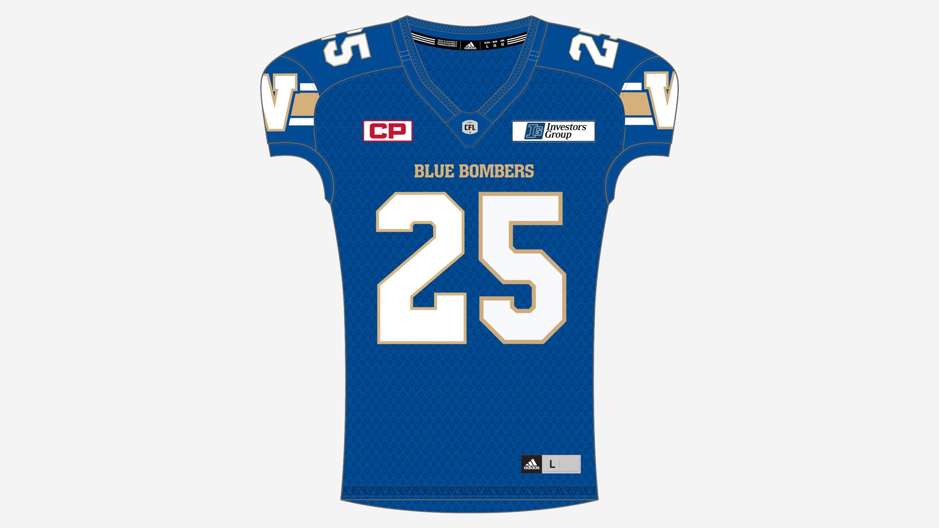 Number 25 Blue Bombers
