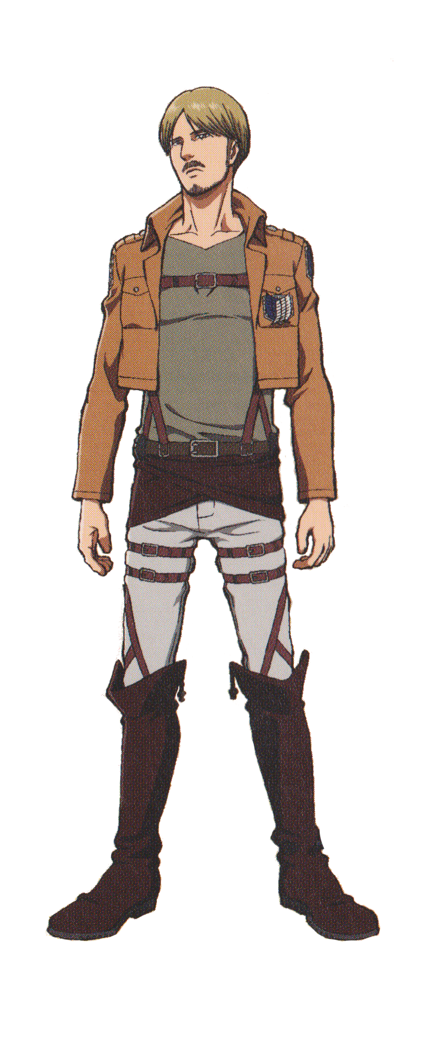 Check out this transparent Attack on Titan character Mike Zacharius PNG image