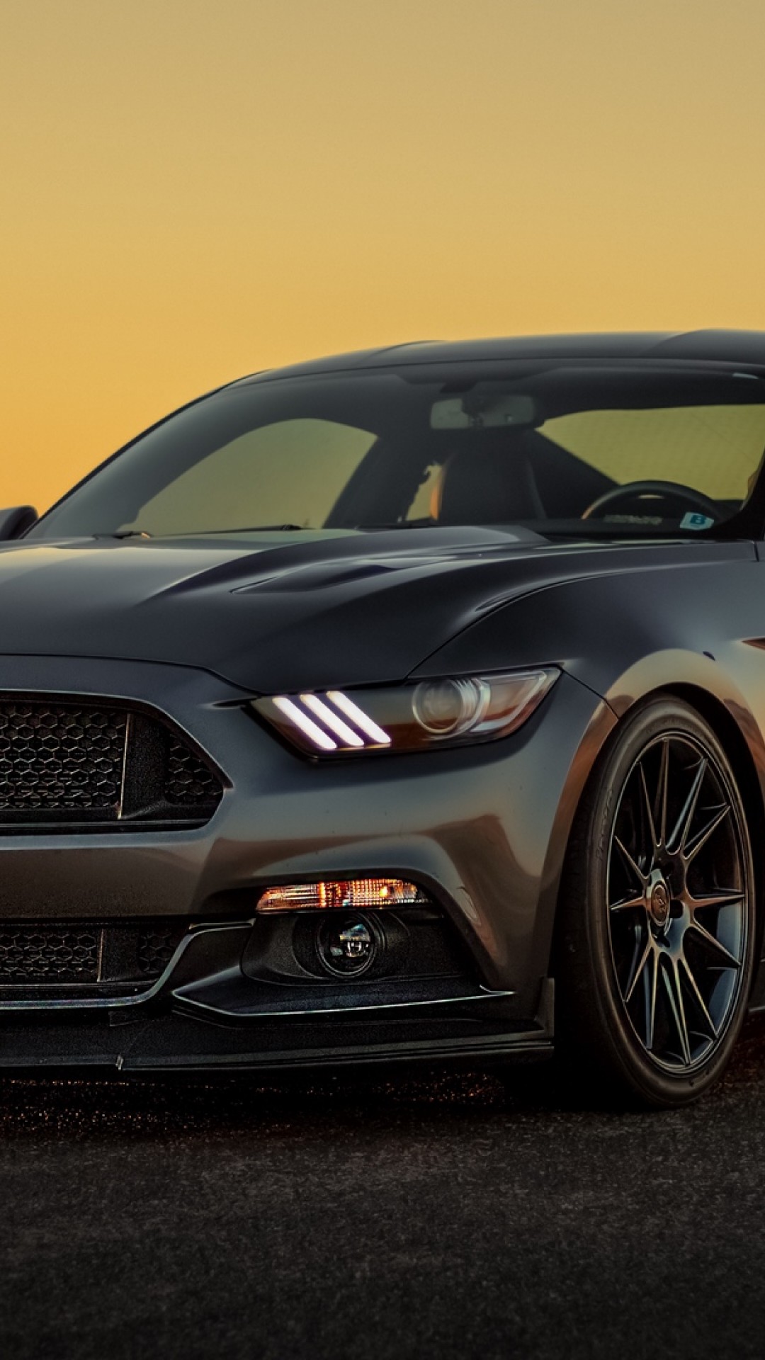 Gray Ford Mustang HD Wallpaper available in different dimensions iPhone 6 / 6S Plus