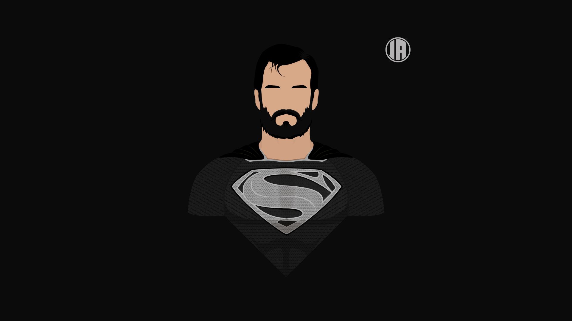 Desktop Wallpaper Superman, Dark, Minimalism, 8k, HD Image, Picture, Background, 841ab9