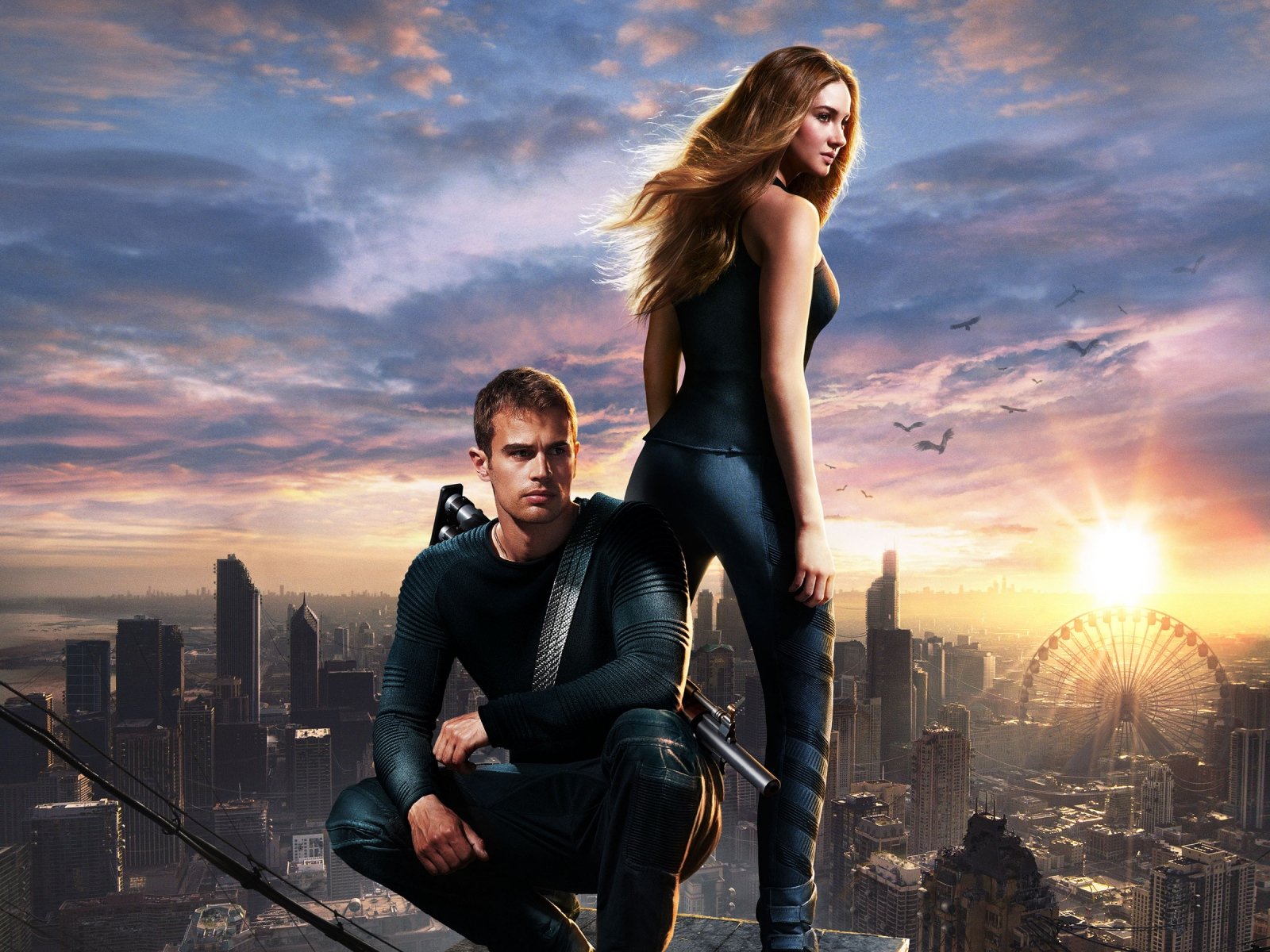 divergent, Beatrice, Prior, Tris, Four, Theo, James, Shailene, Woodley, Movie Wallpaper HD / Desktop and Mobile Background