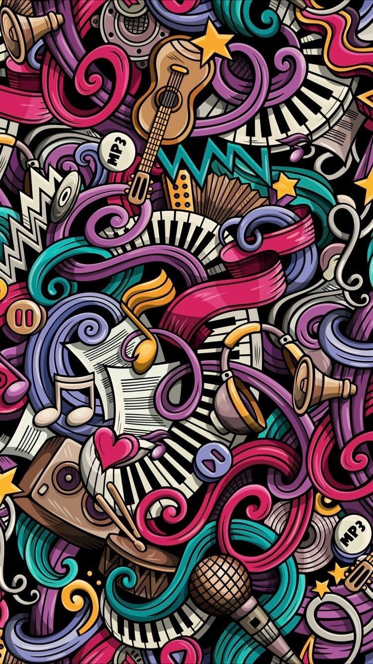 Music Graffiti Wallpaper