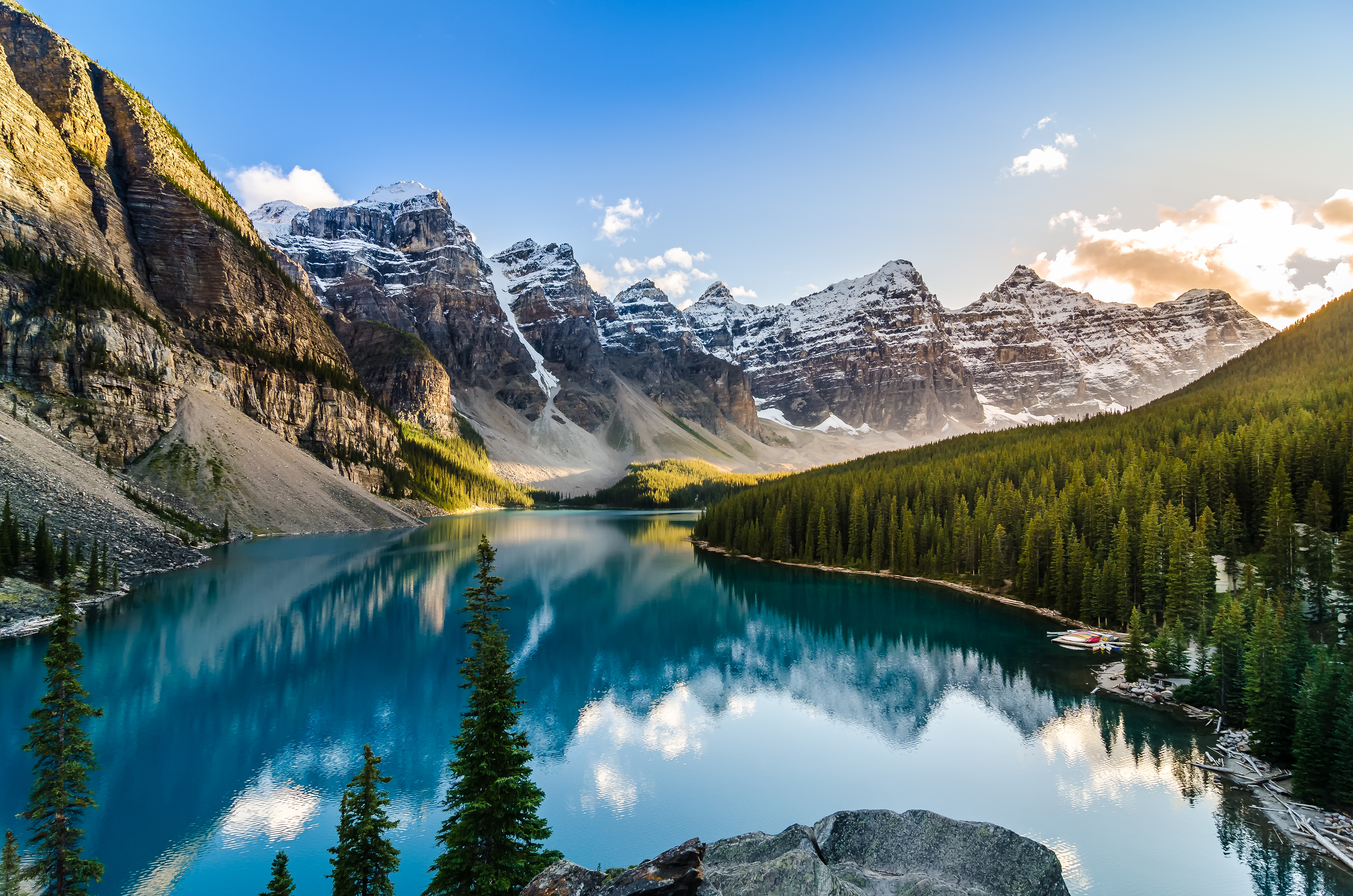 Nature Moraine Lake 4k Ultra HD Wallpaper