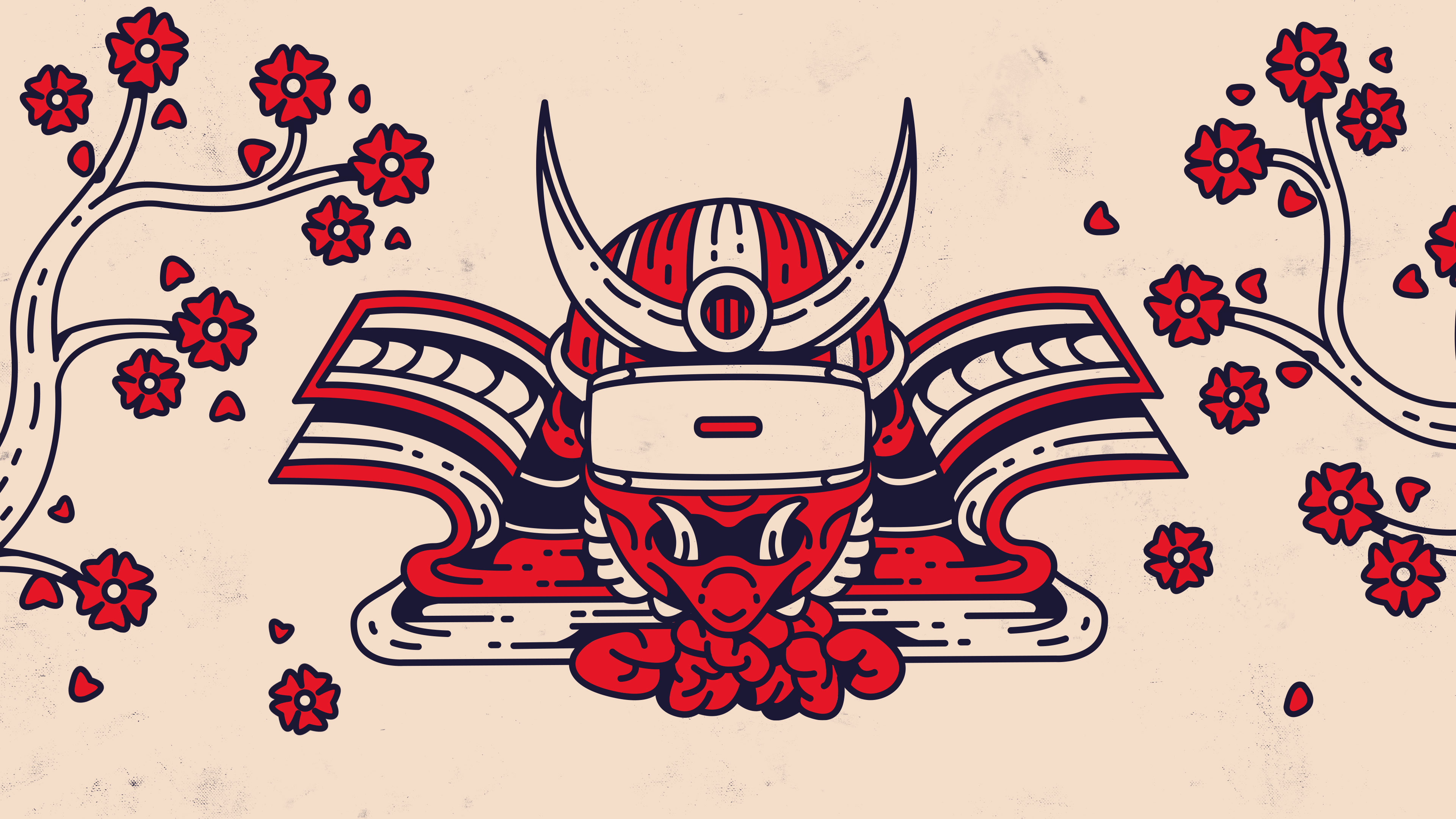 Aesthetic Red Ps4 Wallpaper