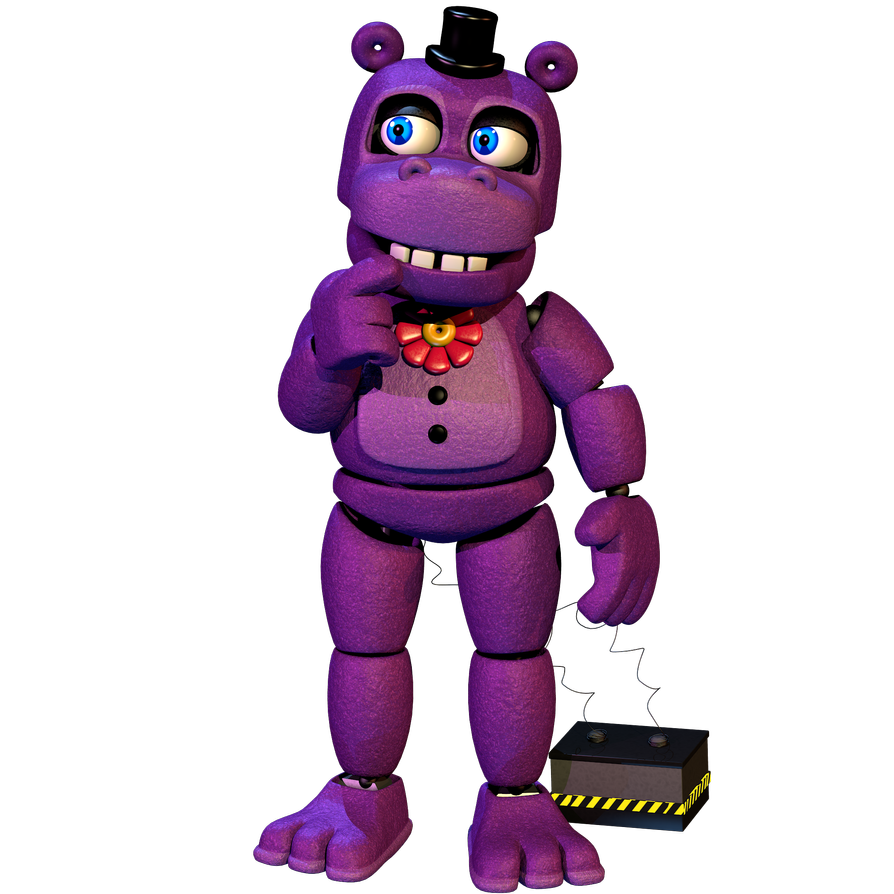 Mr.Hippo FullBody - [FNaF 6 FFPS Blender]. Fnaf, Fnaf wallpaper, Fnaf characters