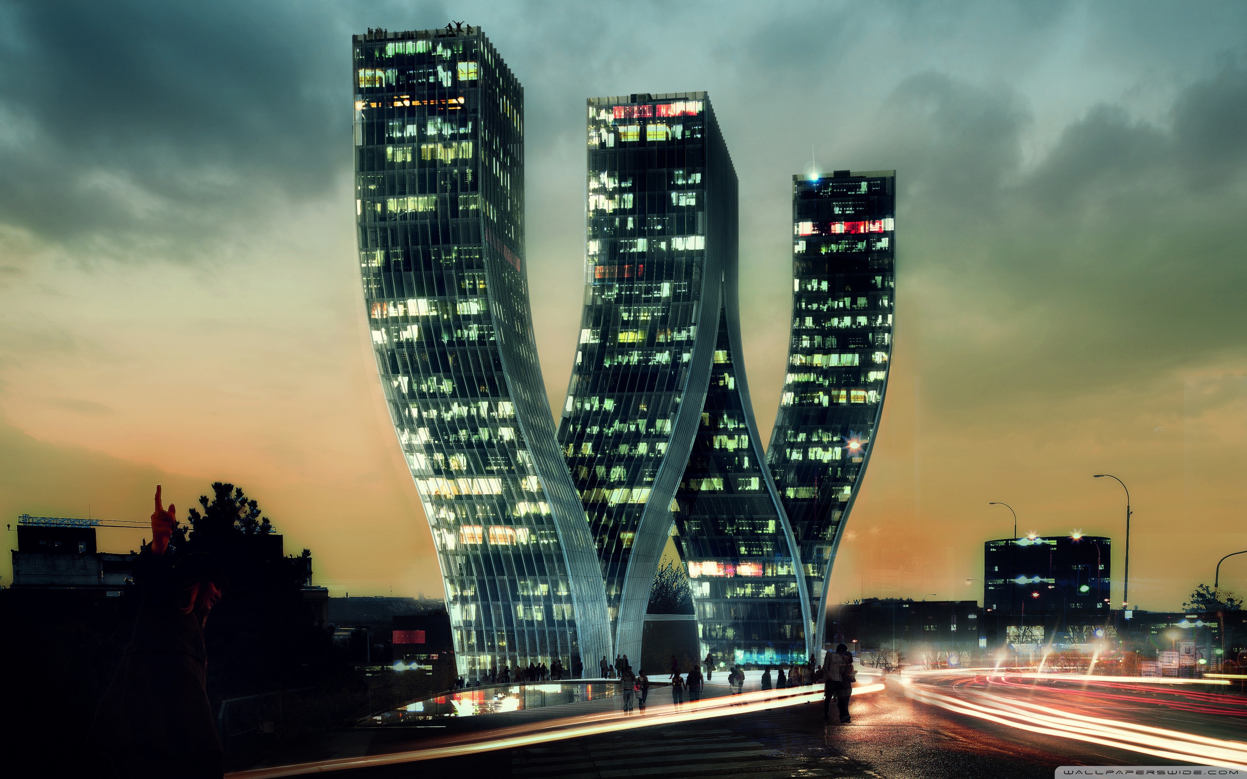 W Building Ultra HD Desktop Background Wallpaper for: Tablet