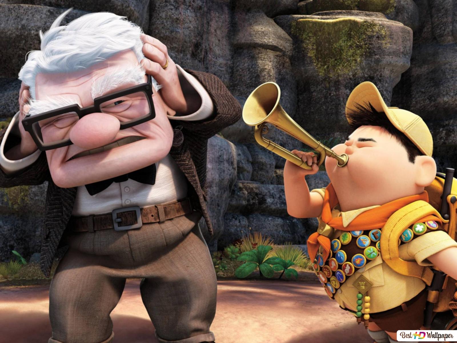 Up (movie) blowing trumpet HD wallpaper download