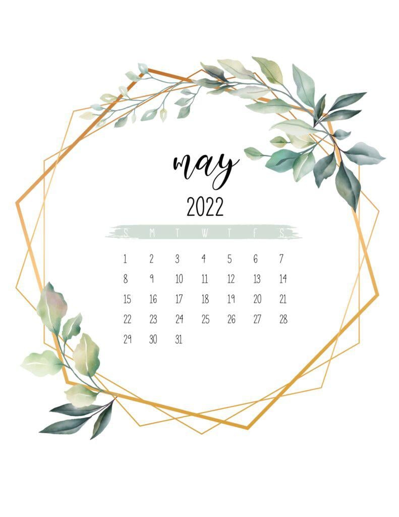 May 2022 Calendar Backgrounds