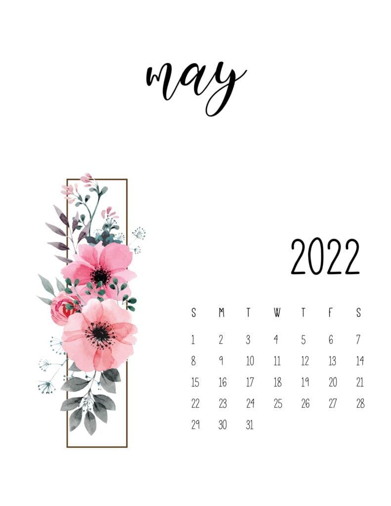 Free Printable Calendars For 2021 & 2022