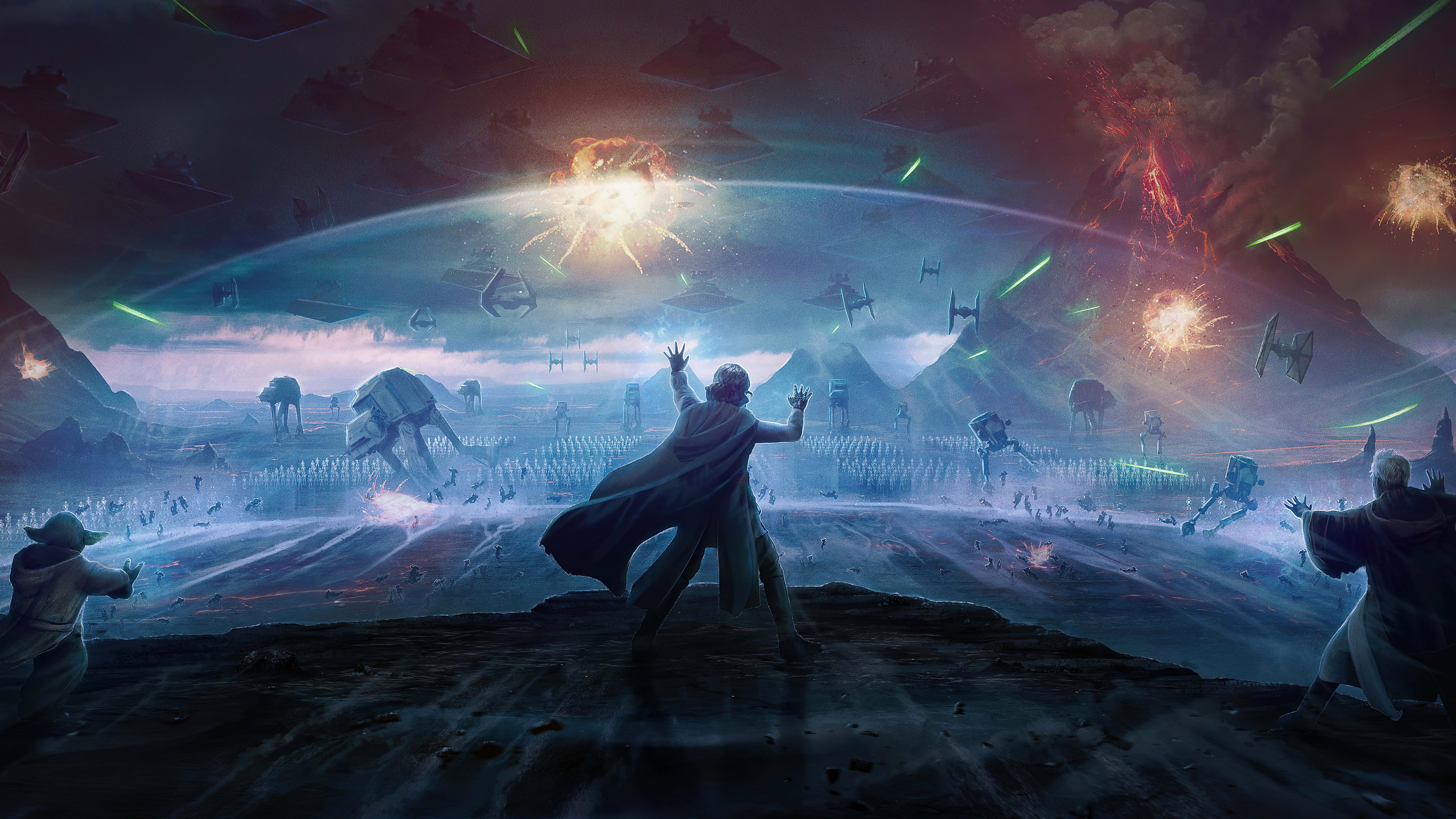 star wars the last stand 4k iMac Wallpaper Download