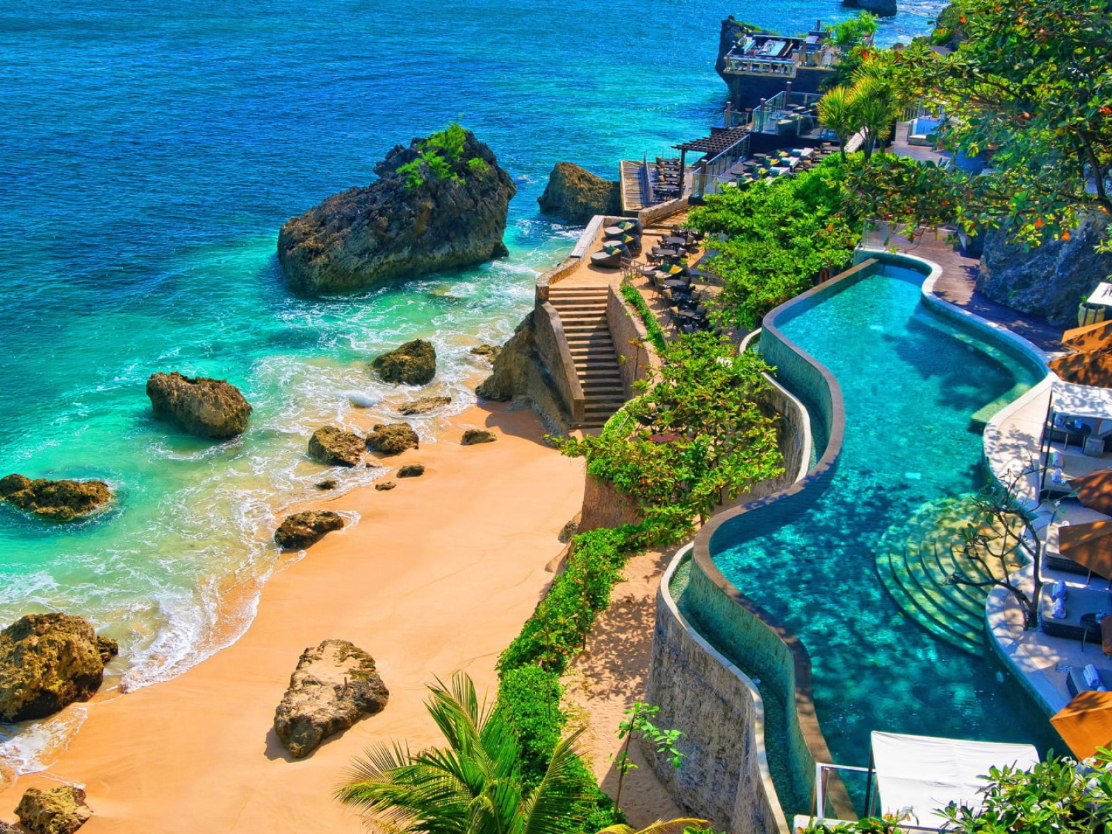 Wallpaper Nature, Water, Sea, Travel, Sky, Beach, Turquoise, Summer, Island • Wallpaper For You