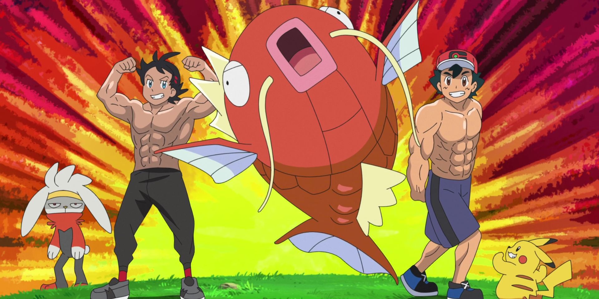 Pokémon Journeys: Ash and Goh Get RIPPED in One of the Funniest Episodes Ever