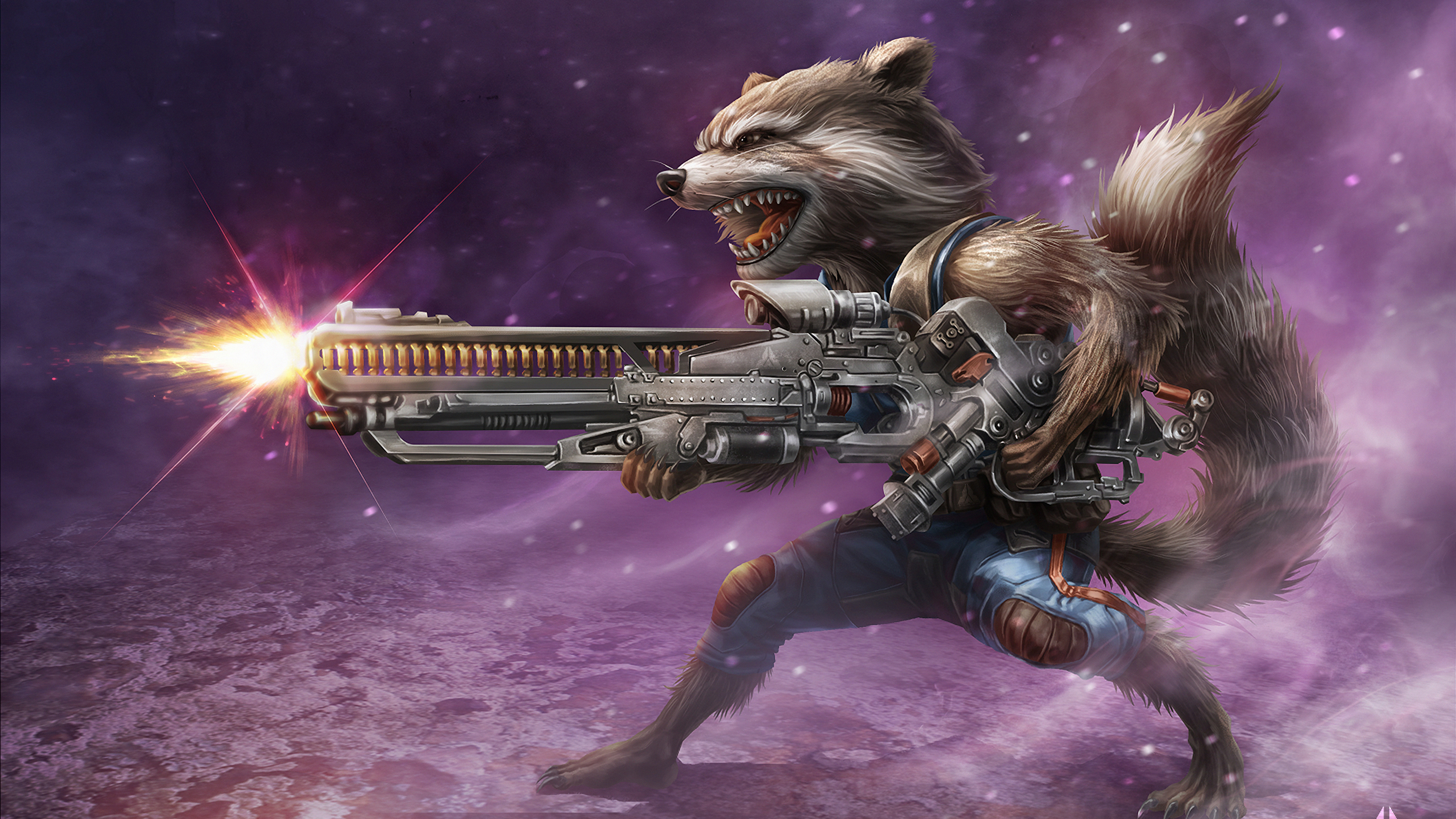 Wallpaper 4k Rocket Raccoon Wallpaper