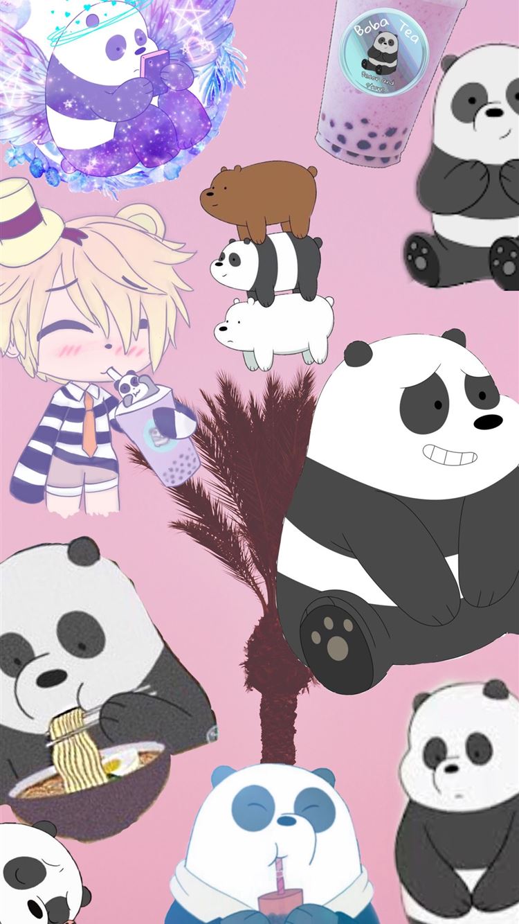 We Bare Bears Boba Cave iPhone Wallpaper Free Download
