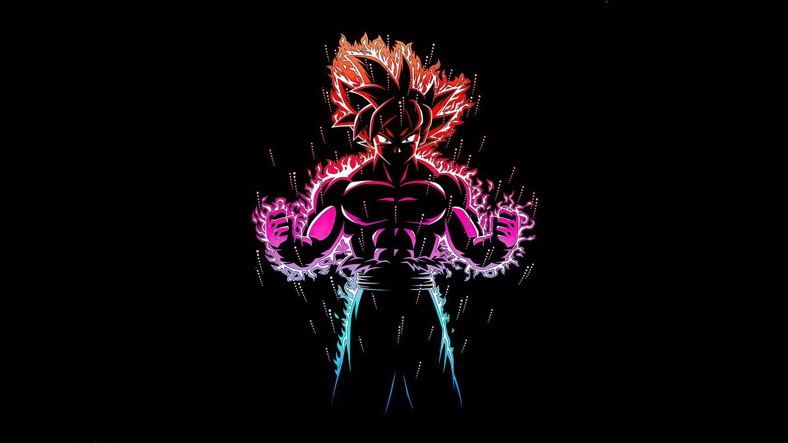 Dragon Ball Z Goku Ultra Instinct Fire 4k In 1600x900 Resolution. Dragon ball wallpaper, Goku wallpaper, Dragon ball super artwork