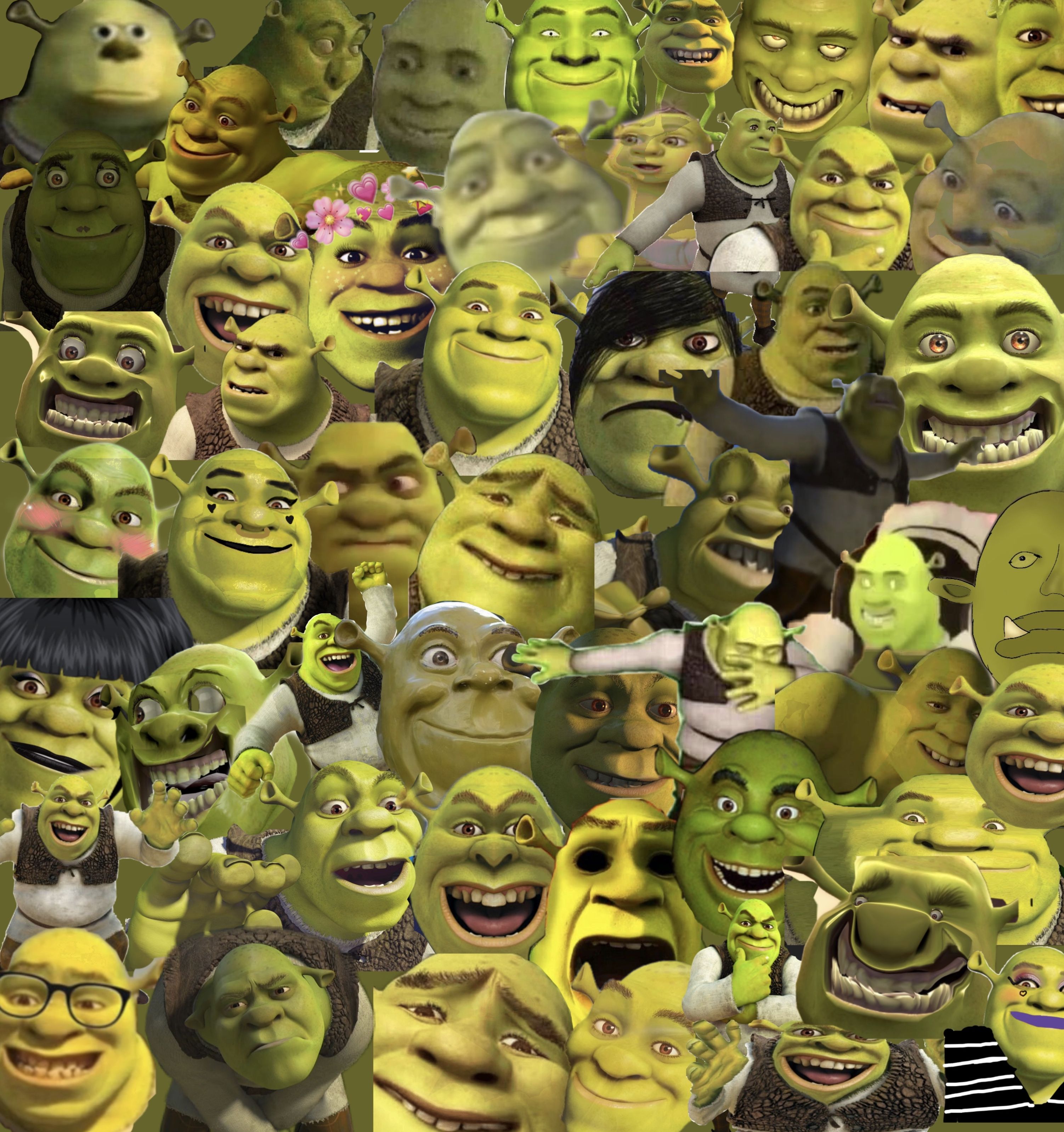 Angry Shrek Art Wallpapers  Shrek Aesthetic Wallpaper for iPhone