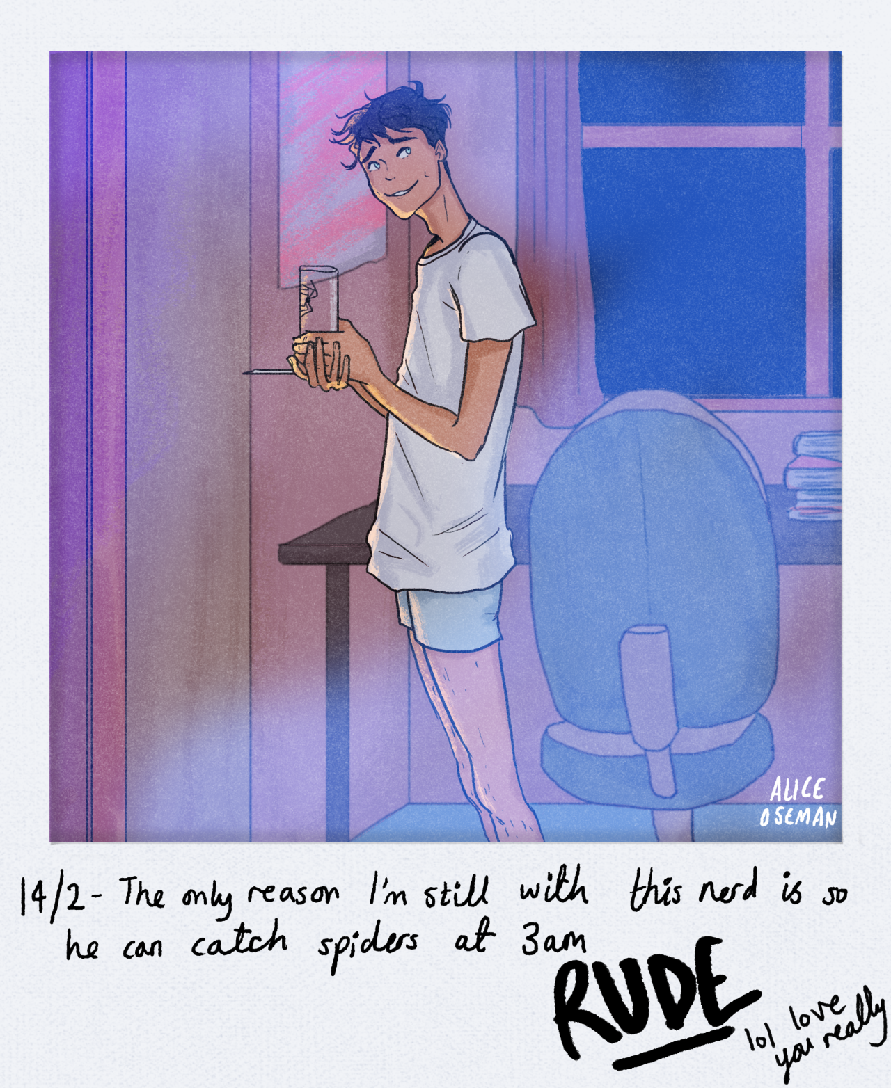 Let's go rattle the stars • spacezeros: Valentine's Day with Nick and