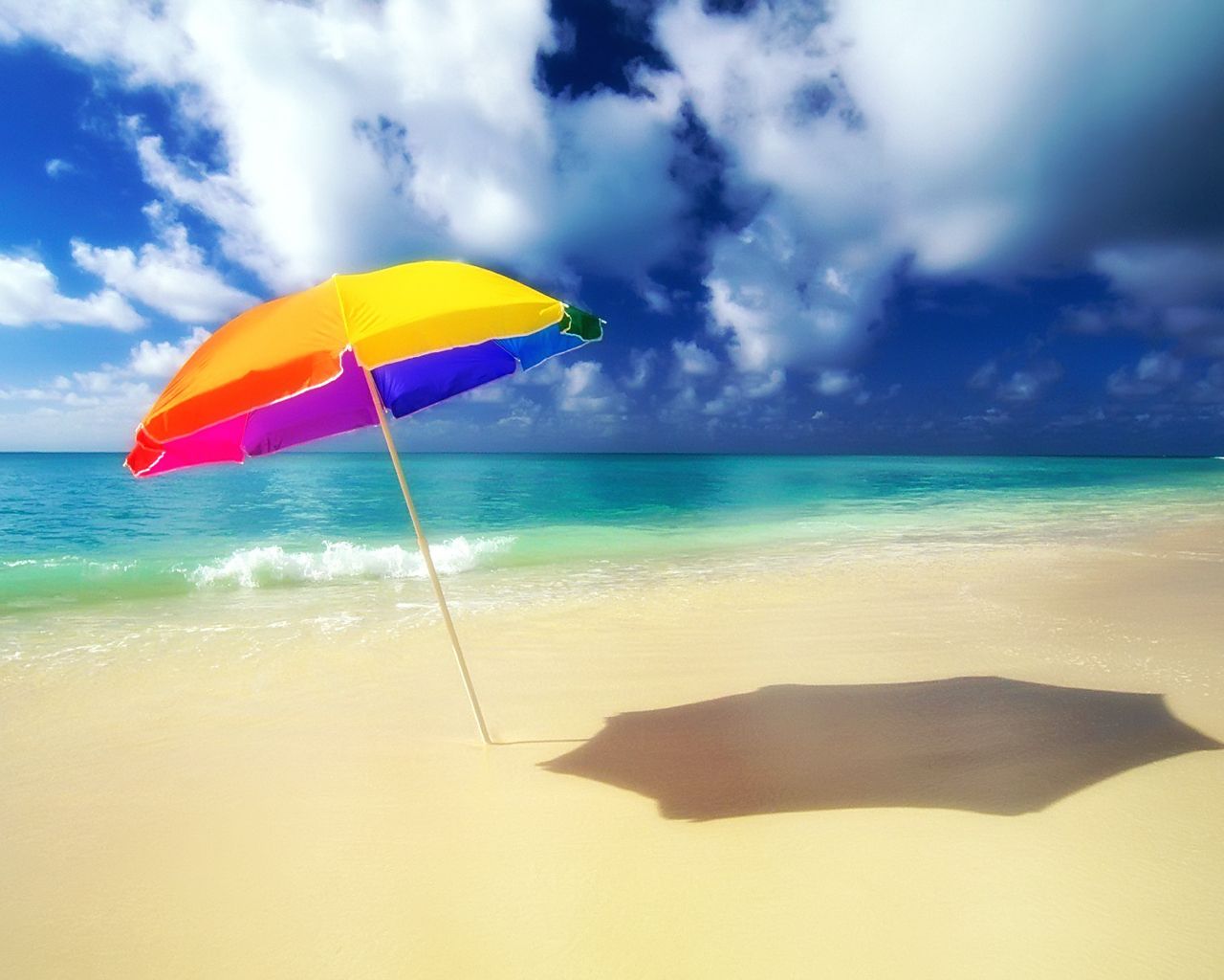 Summer Umbrellas Wallpapers Wallpaper Cave